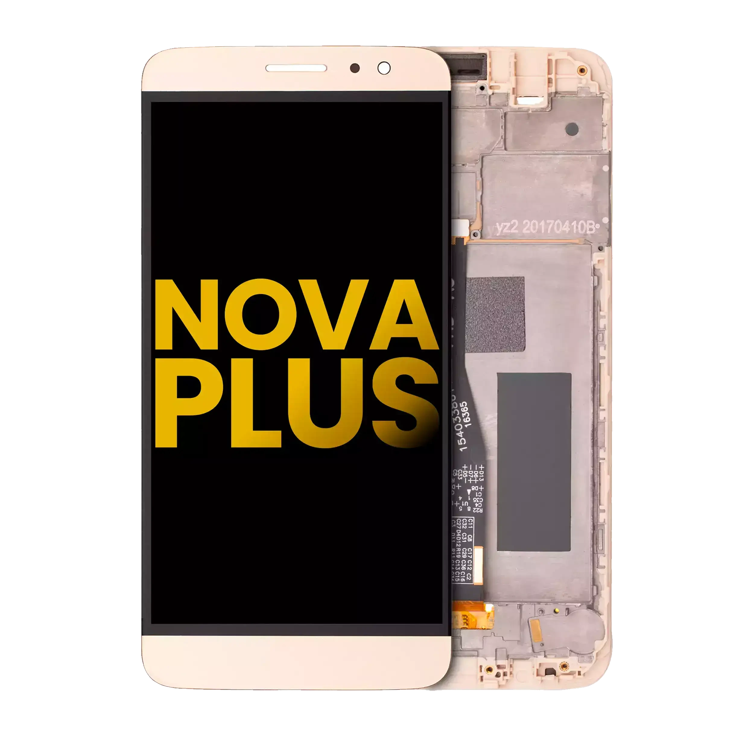 Display LCD completo con Frame per Huawei Nova Plus (Refurbished) (Oro)