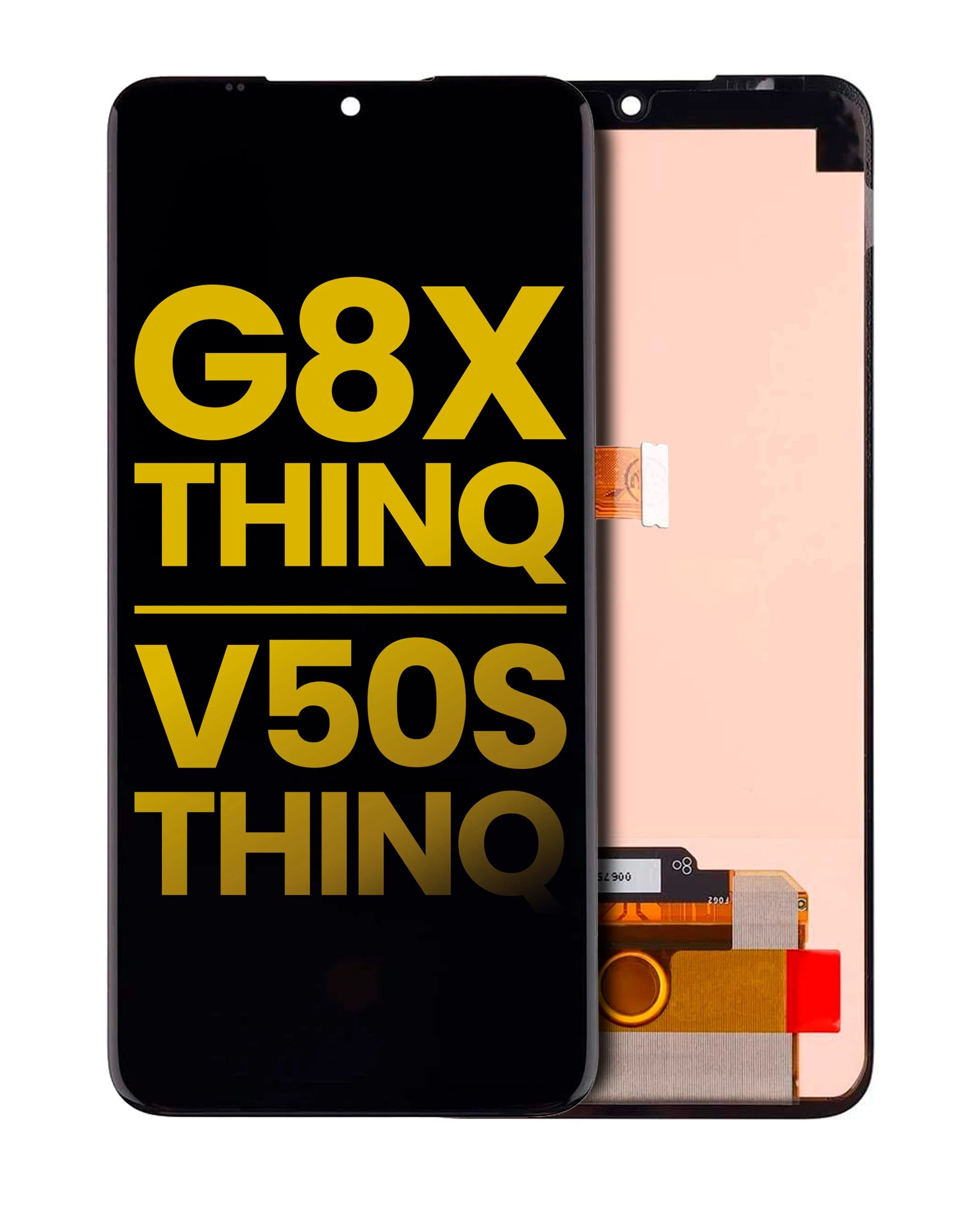 Main Screen Display OLED completo senza Frame per LG G8X ThinQ / V50S ThinQ 5G (Refurbished) (tutti i colori)