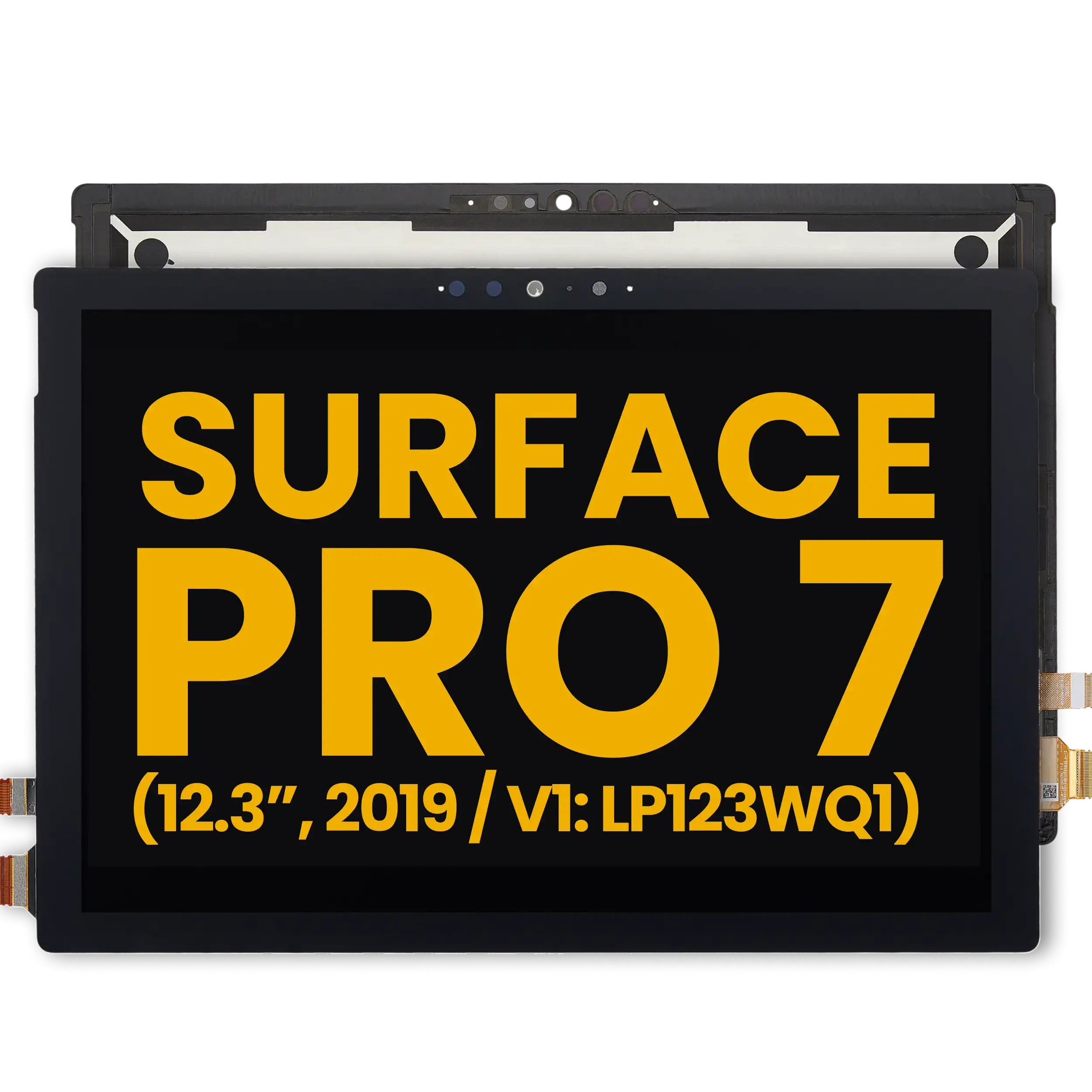 Display LCD completo con Touch screen per Microsoft Surface Pro 7 (Extension Cavo Included) (1866 / Version 1: LP123WQ1) (Refurbished)