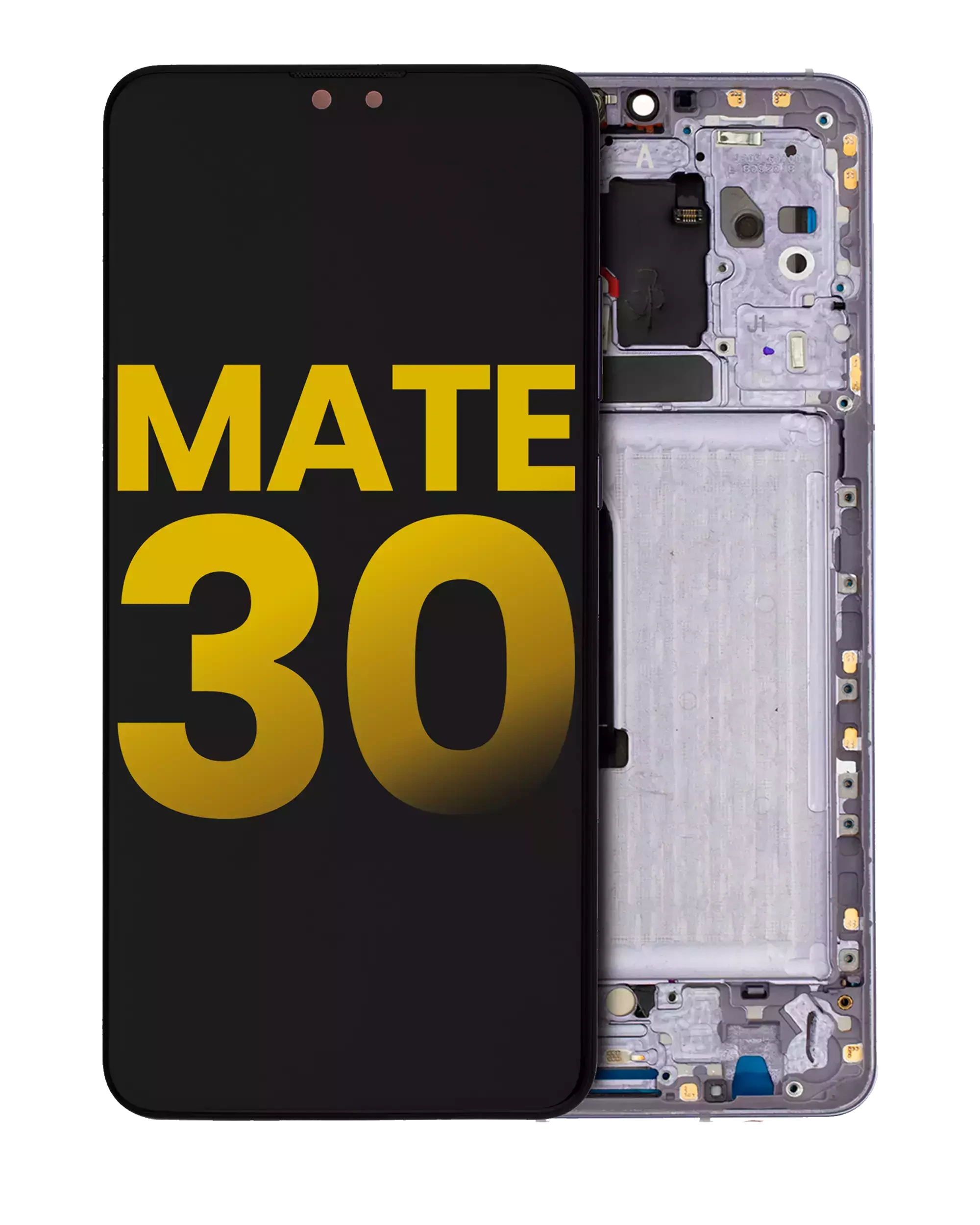Display LCD completo con Frame per Huawei Mate 30 (Refurbished) (Argento)