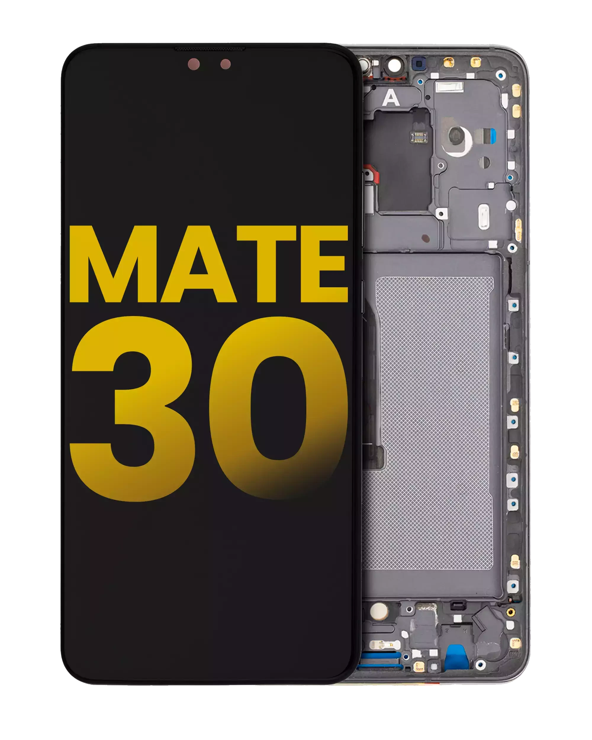 Display LCD completo con Frame per Huawei Mate 30 (Refurbished) (Nero)