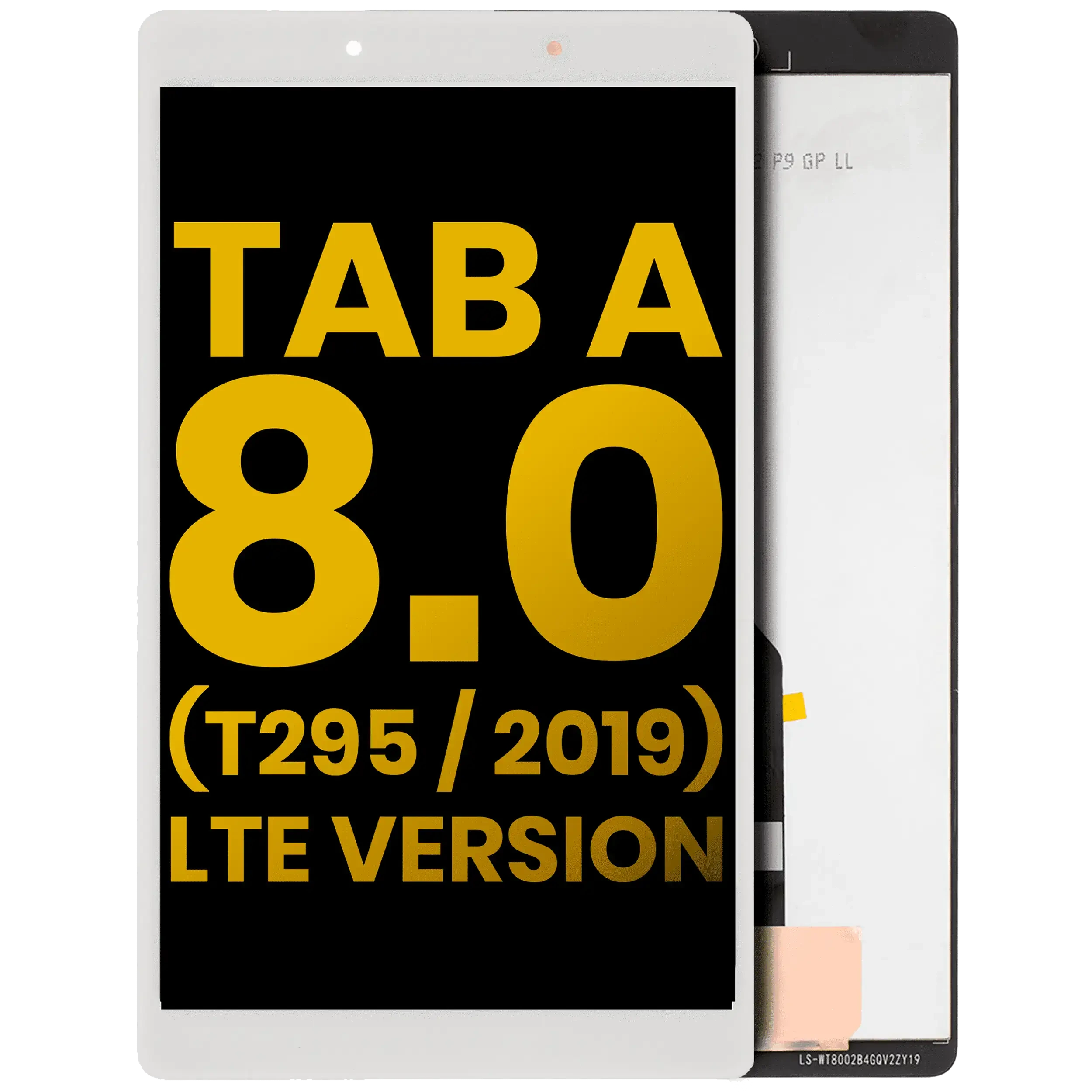 Display LCD completo senza Frame per Samsung Galaxy Tab A 8.0" (T295) (2019) (versione LTE) (Refurbished) (Bianco)