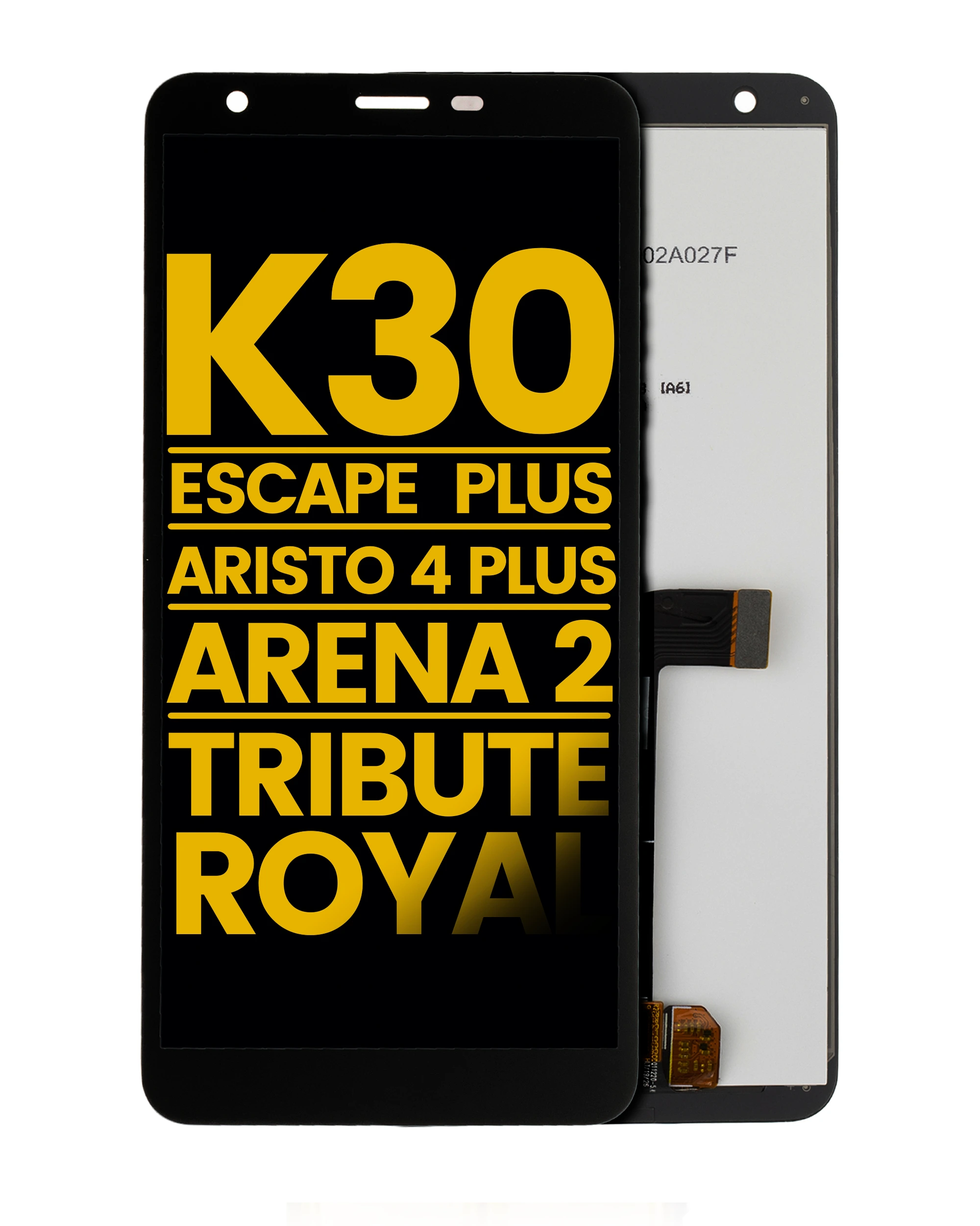 Display LCD completo senza Frame per LG K30 (2019) / Escape Plus / Aristo 4 Plus / Arena 2 / Tribute Royal (Refurbished) (tutti i colori)