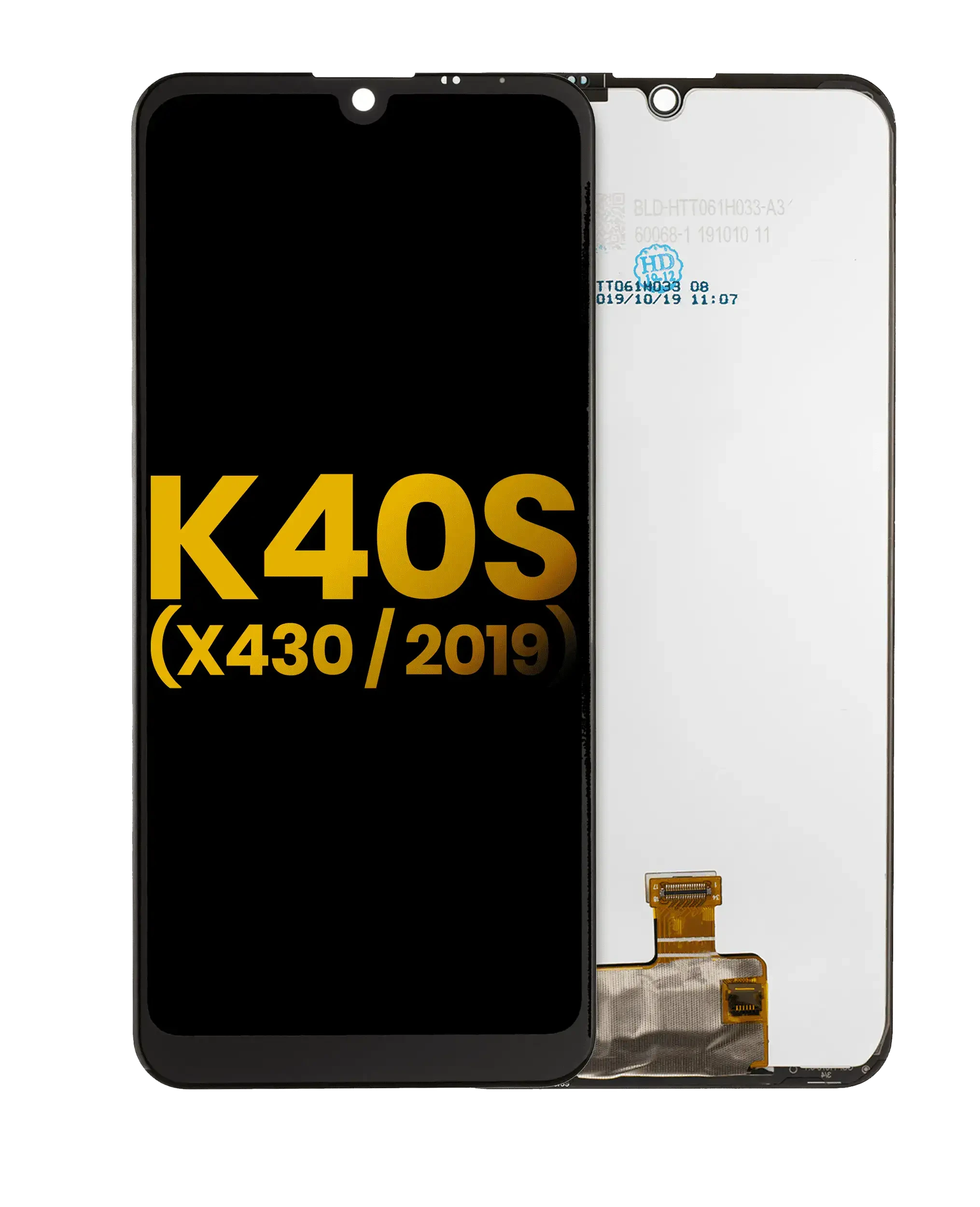 Display LCD completo senza Frame per LG K40s (X430 / 2019) (Refurbished) (tutti i colori)
