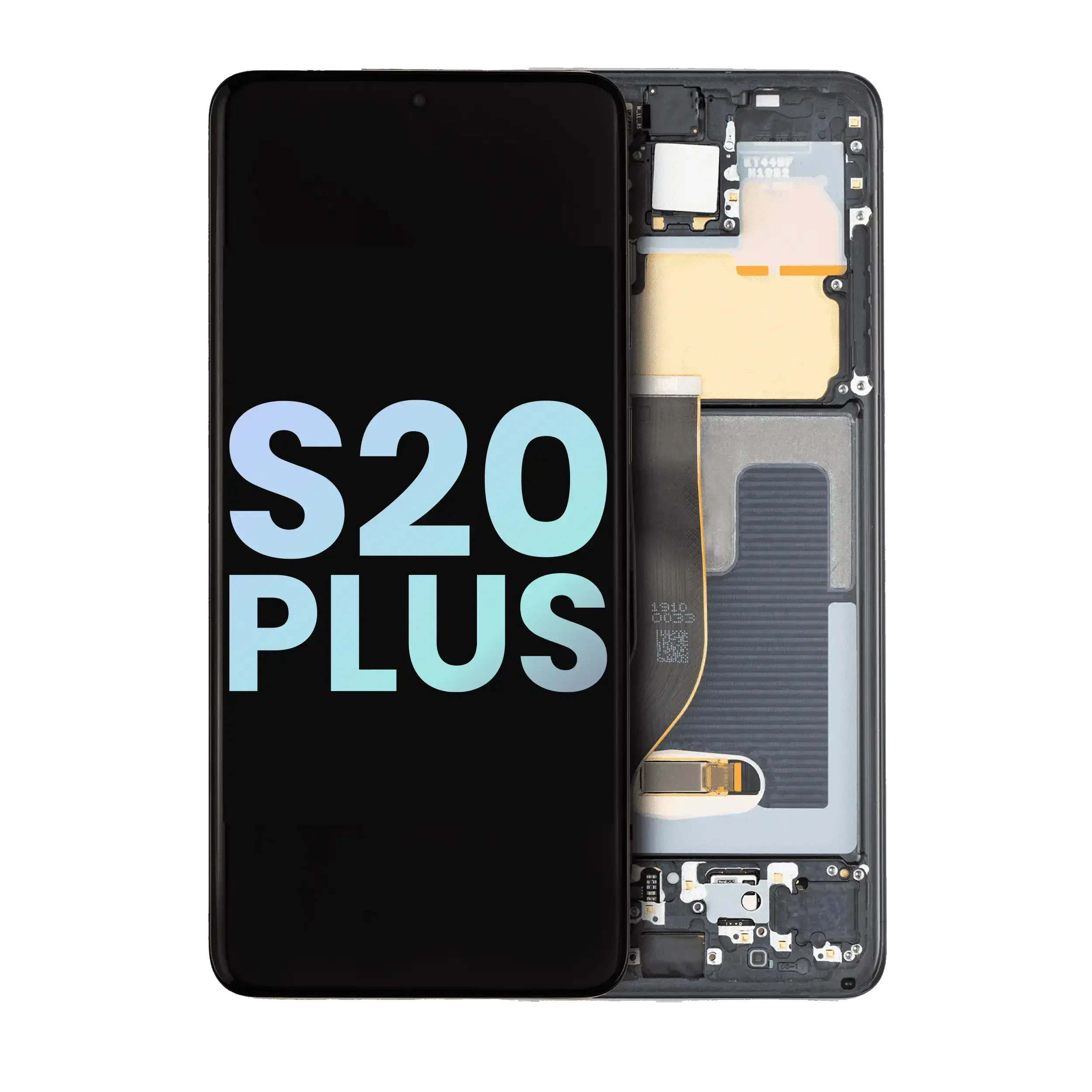 Display OLED completo con Frame per Samsung Galaxy S20 Plus 5G (Service Pack) (Nero cosmico)