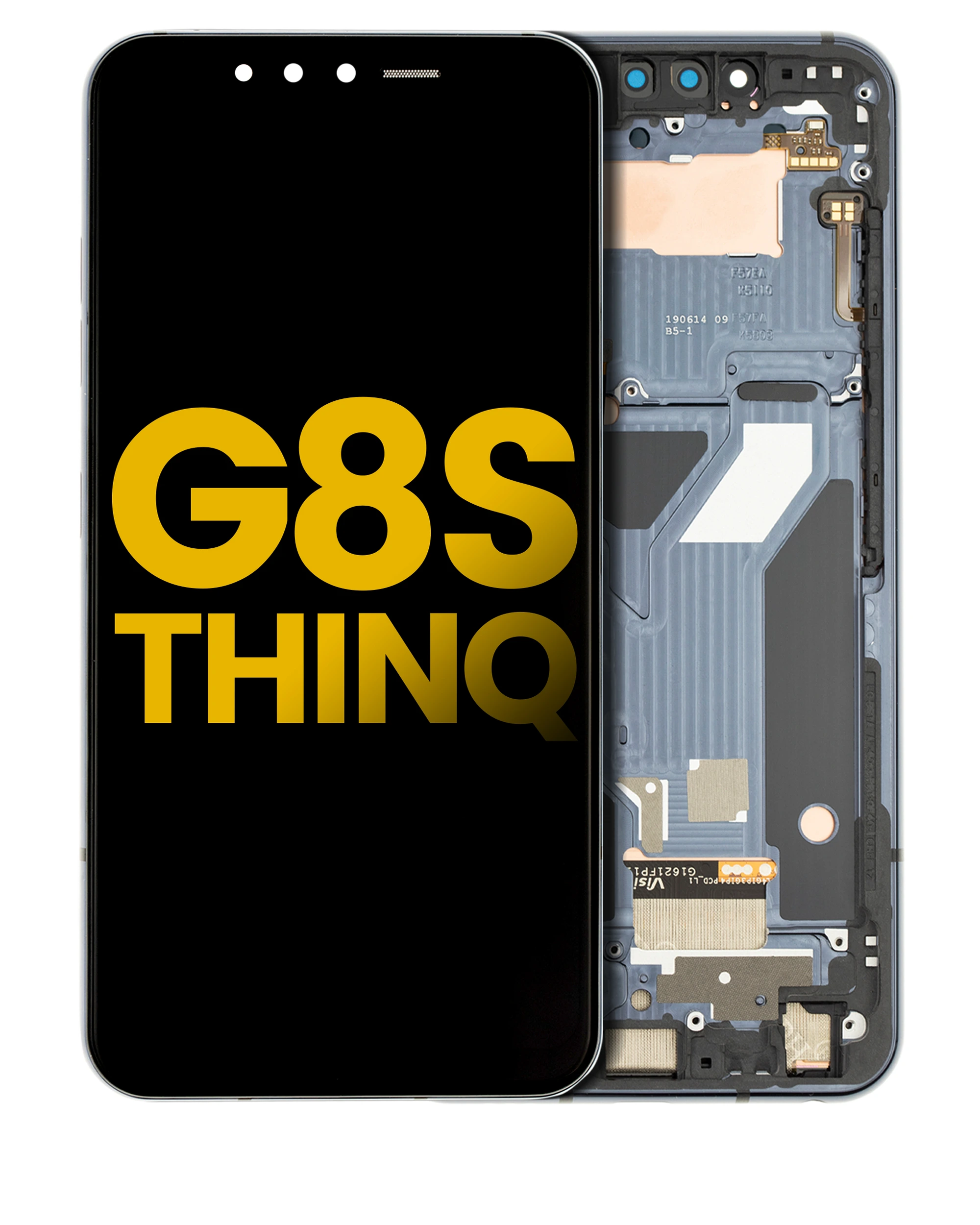 Display OLED completo con Frame per LG G8S ThinQ (Refurbished) (Mirror Nero)