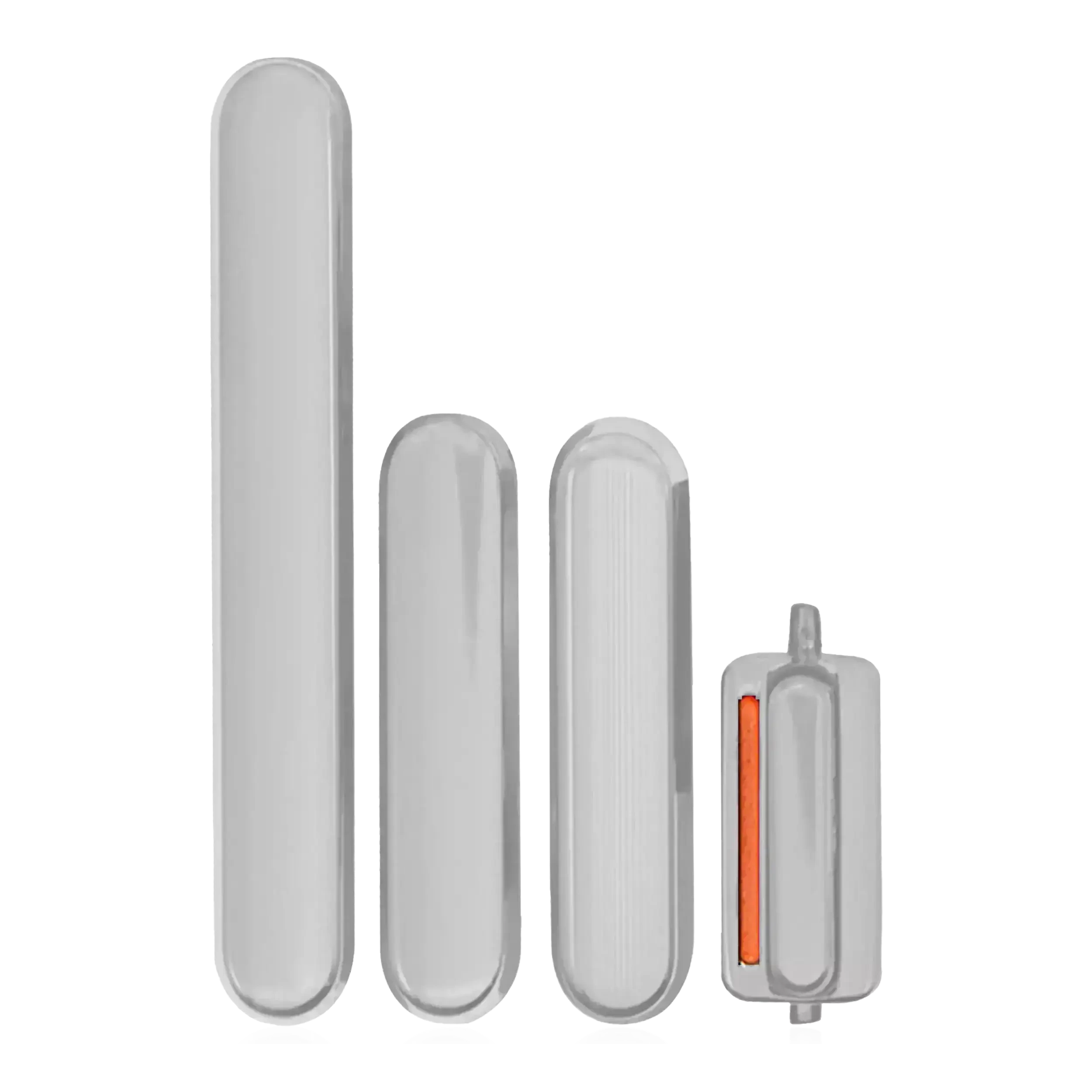 Hard Buttons (Accensione / Volume / switch) per iPhone XS / XS Max (Argento)