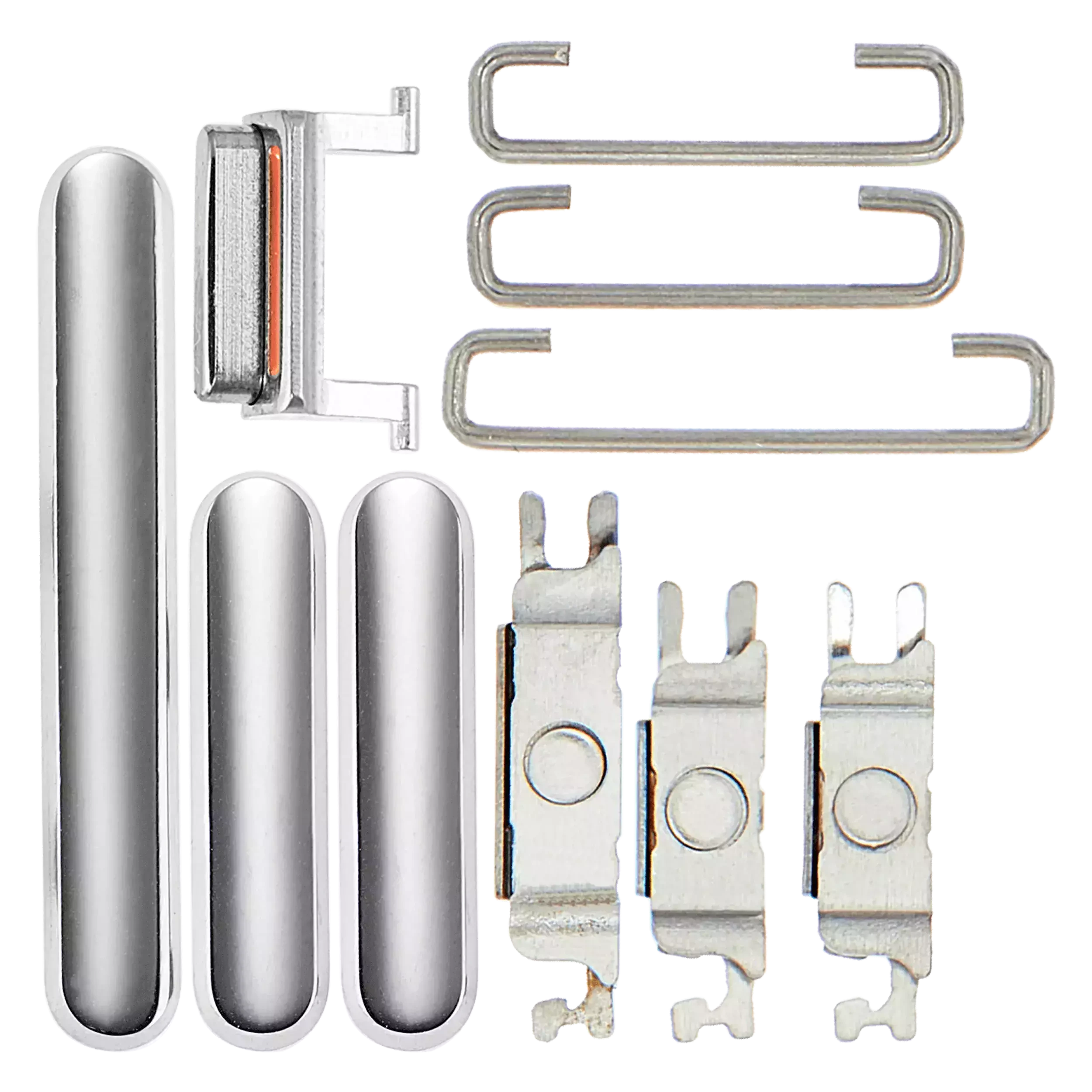 Hard Buttons (Accensione / Volume / switch) per iPhone 11 Pro / 11 Pro Max (Argento)