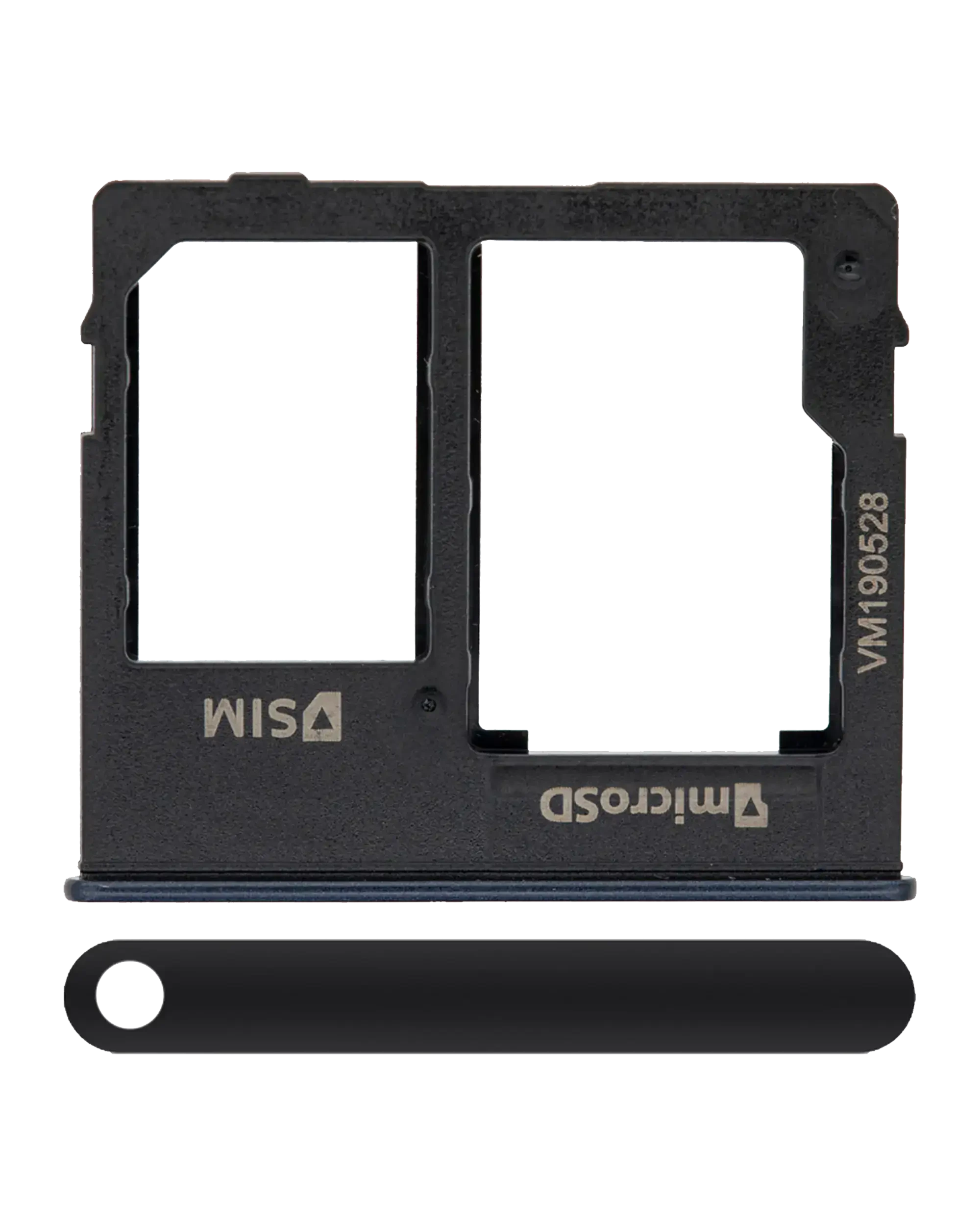 Carrellino SIM singola per Samsung Galaxy A10e (A102 / 2019) (Nero)
