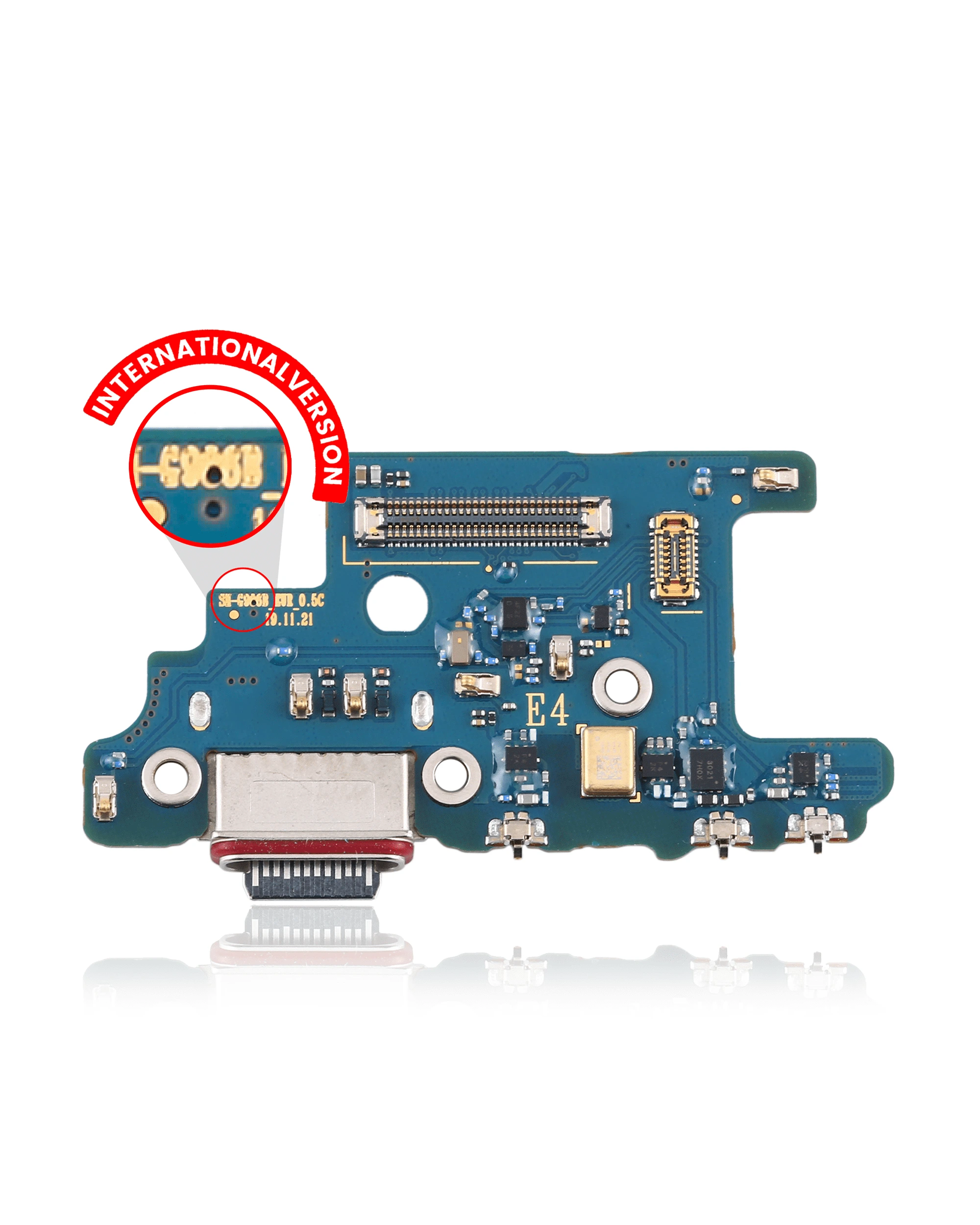Connettore di ricarica con scheda per Samsung Galaxy S20 Plus 5G (G986B) (International Version) (Premium)