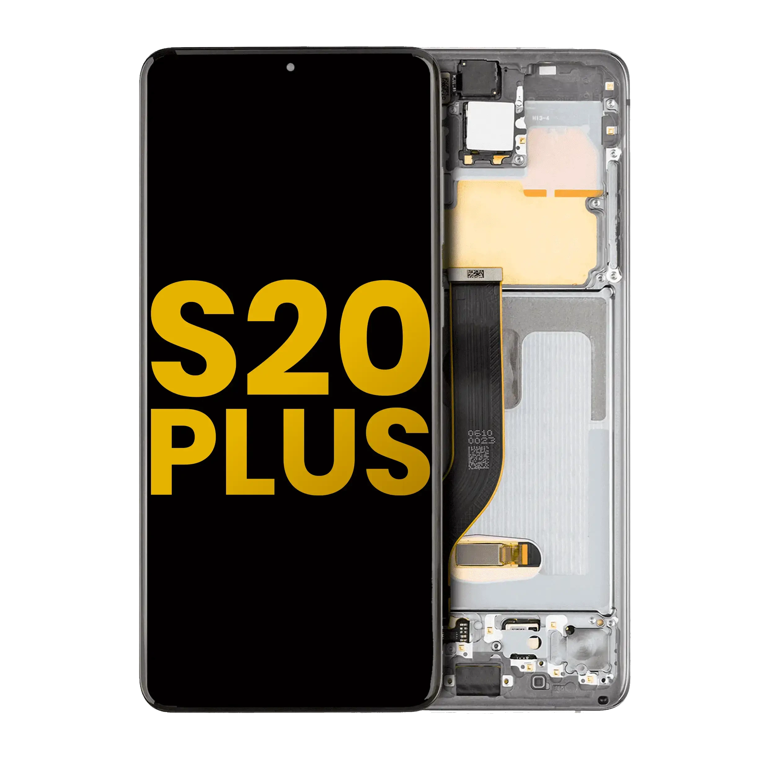 Display OLED completo con Frame per Samsung Galaxy S20 Plus 5G (Refurbished) (Grigio cosmico)