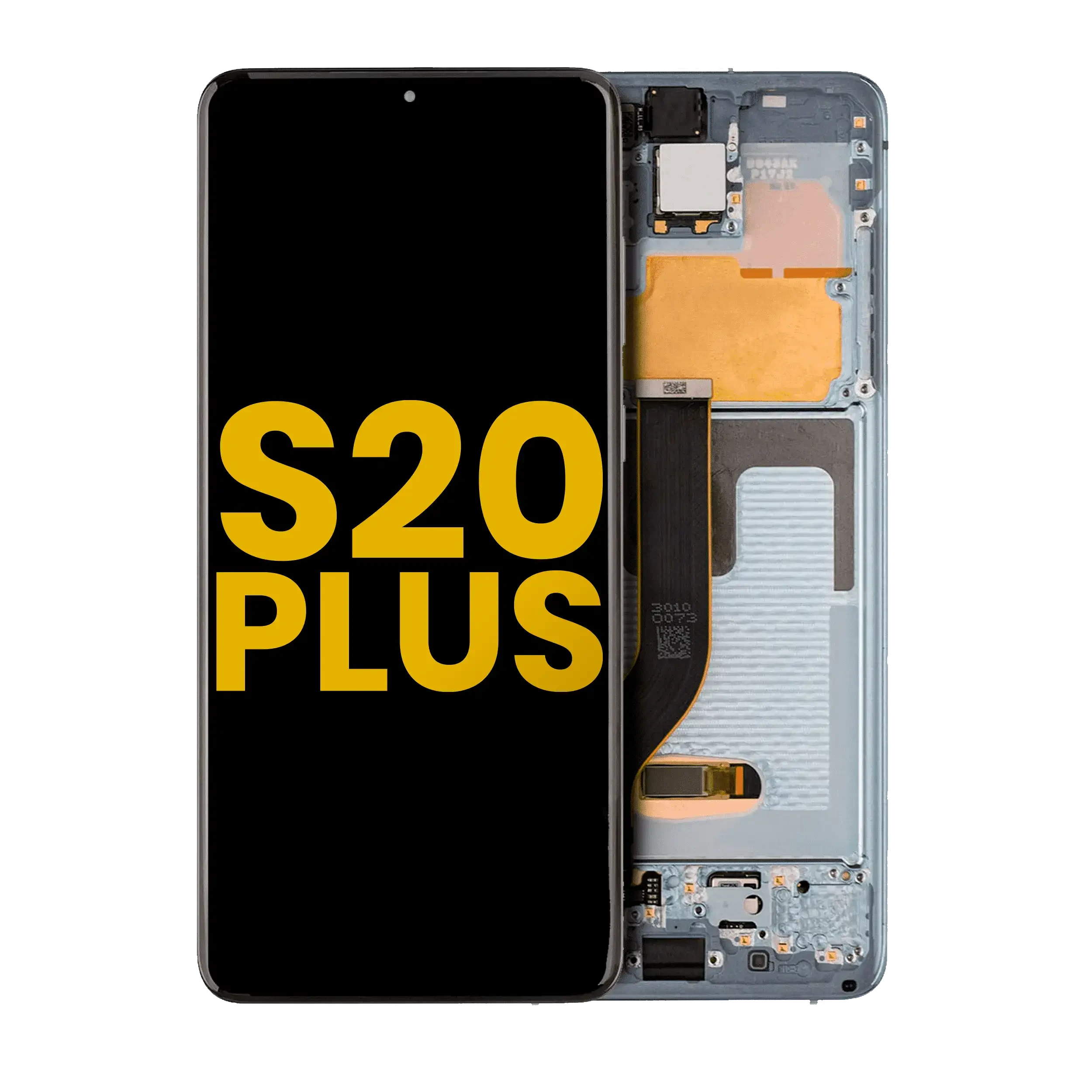 Display OLED completo con Frame per Samsung Galaxy S20 Plus 5G (Refurbished) (Cloud Blu)