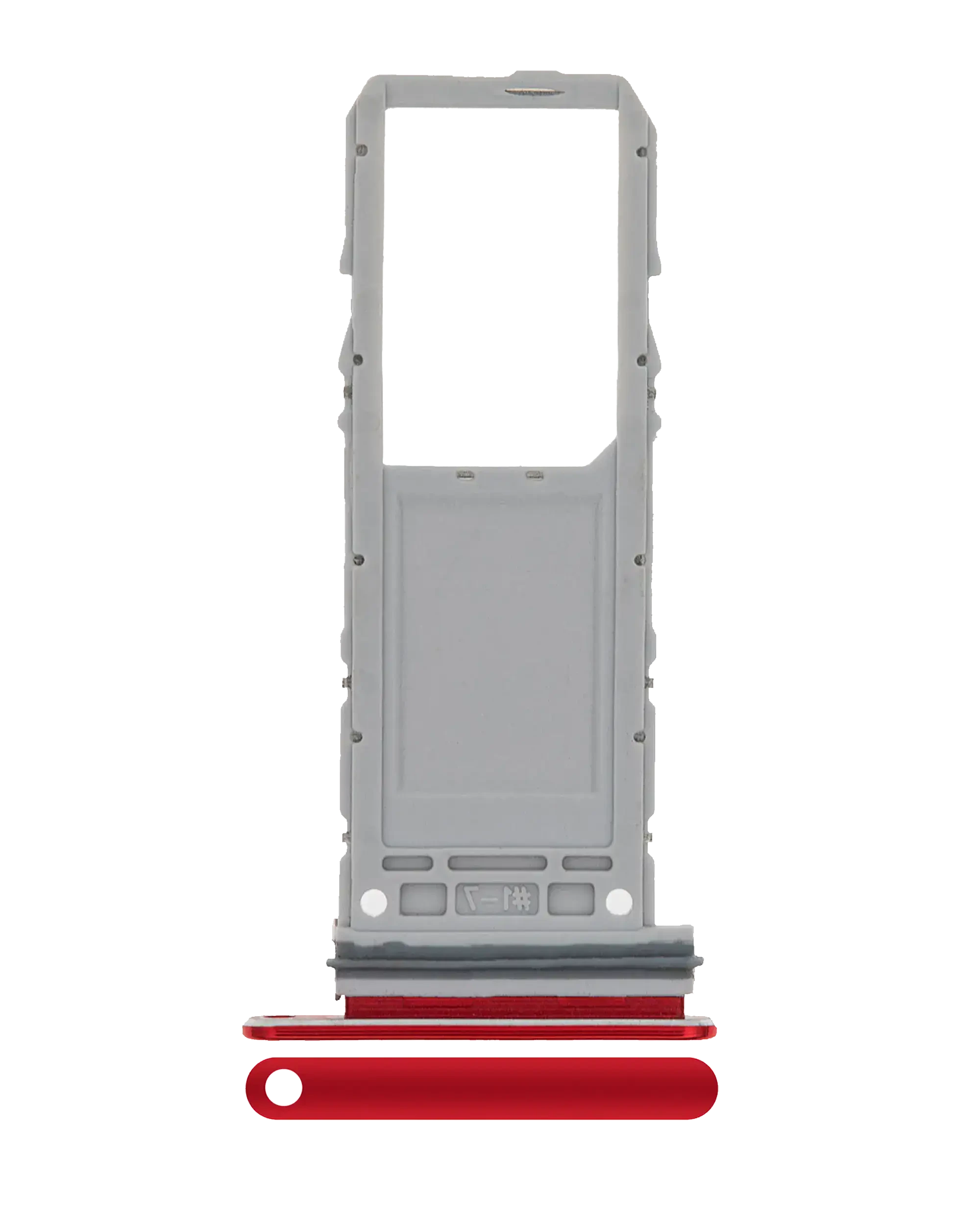 Carrellino SIM singola per Samsung Galaxy Note 10 (Aura Rosso)