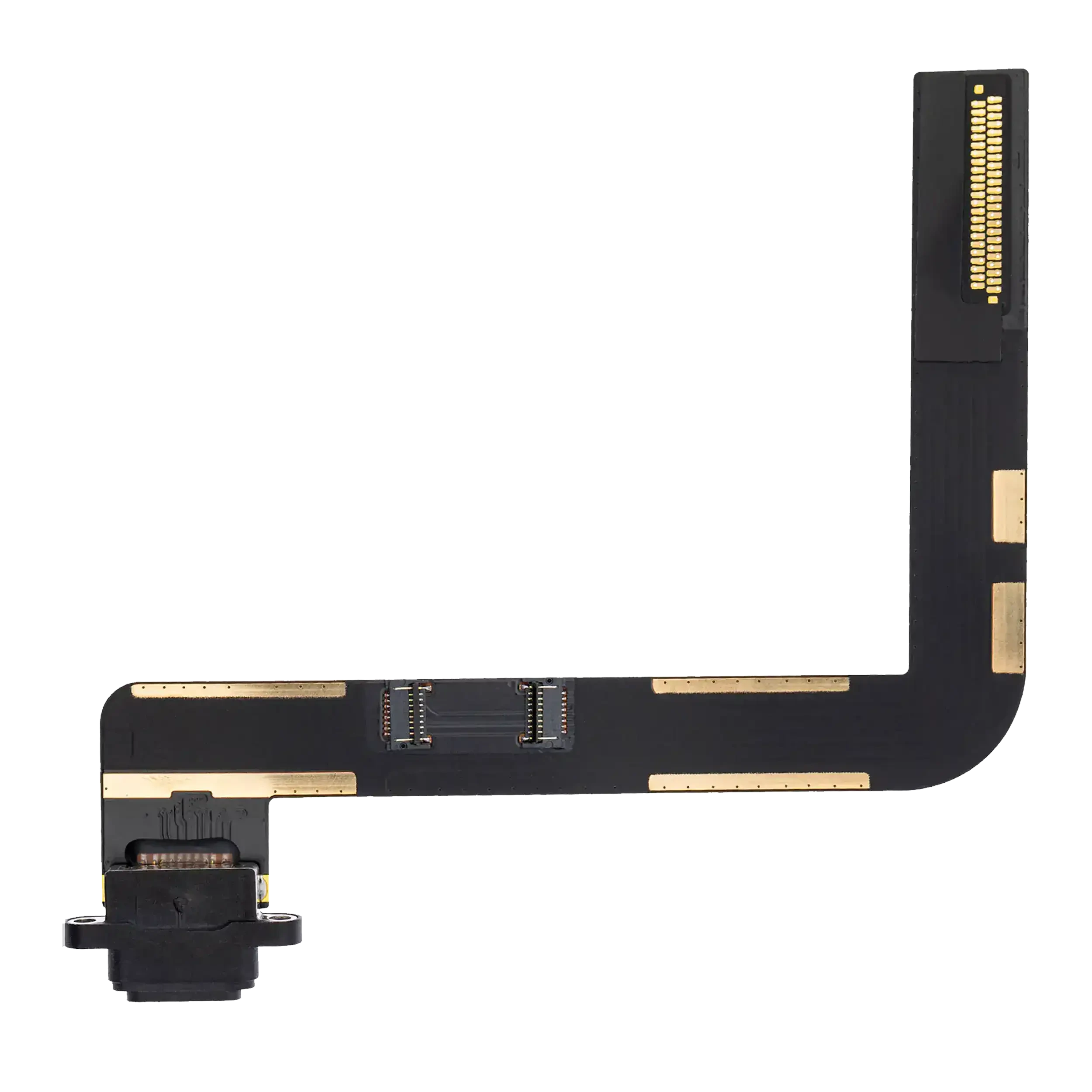 Flat connettore di ricarica per iPad 7 (2019) / iPad 8 (2020) / iPad 9 (2021) (Nero) (Aftermarket Plus)