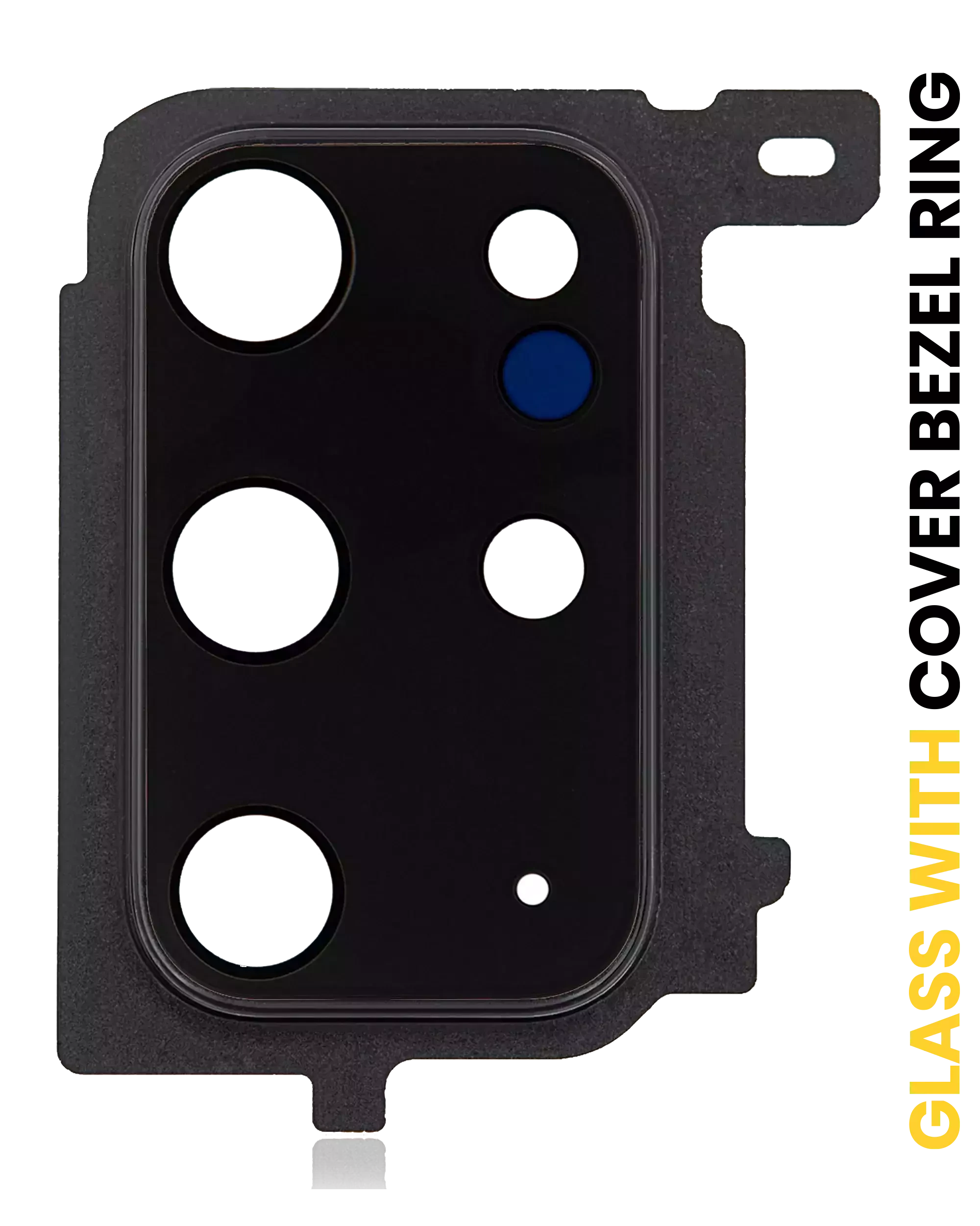 Lente fotocamera posteriore con Cover Cornice Ring per Samsung Galaxy S20 Plus (Nero cosmico)