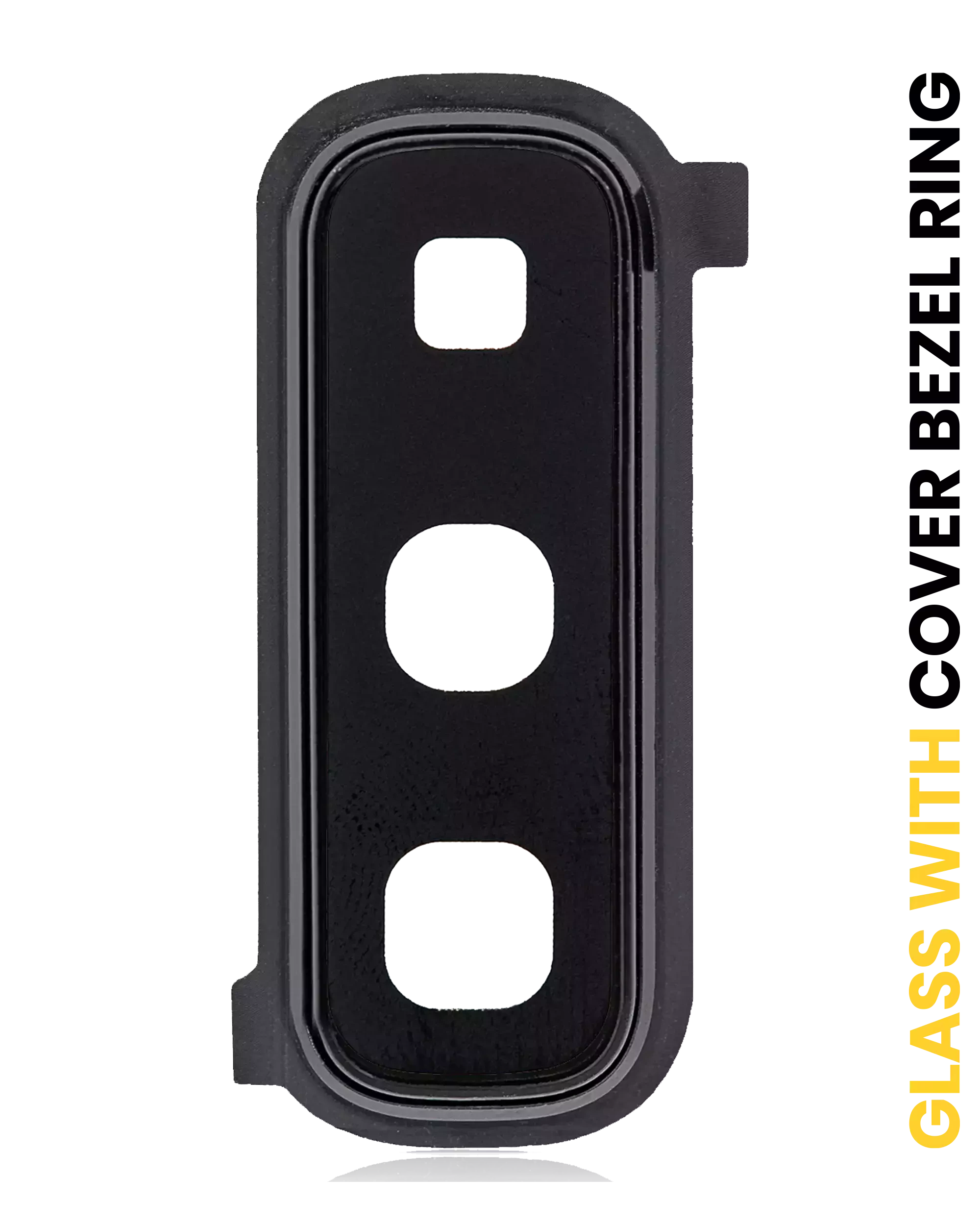Lente fotocamera posteriore con Cover Cornice Ring per Samsung Galaxy Fold 4G / 5G (Cosmos Nero)