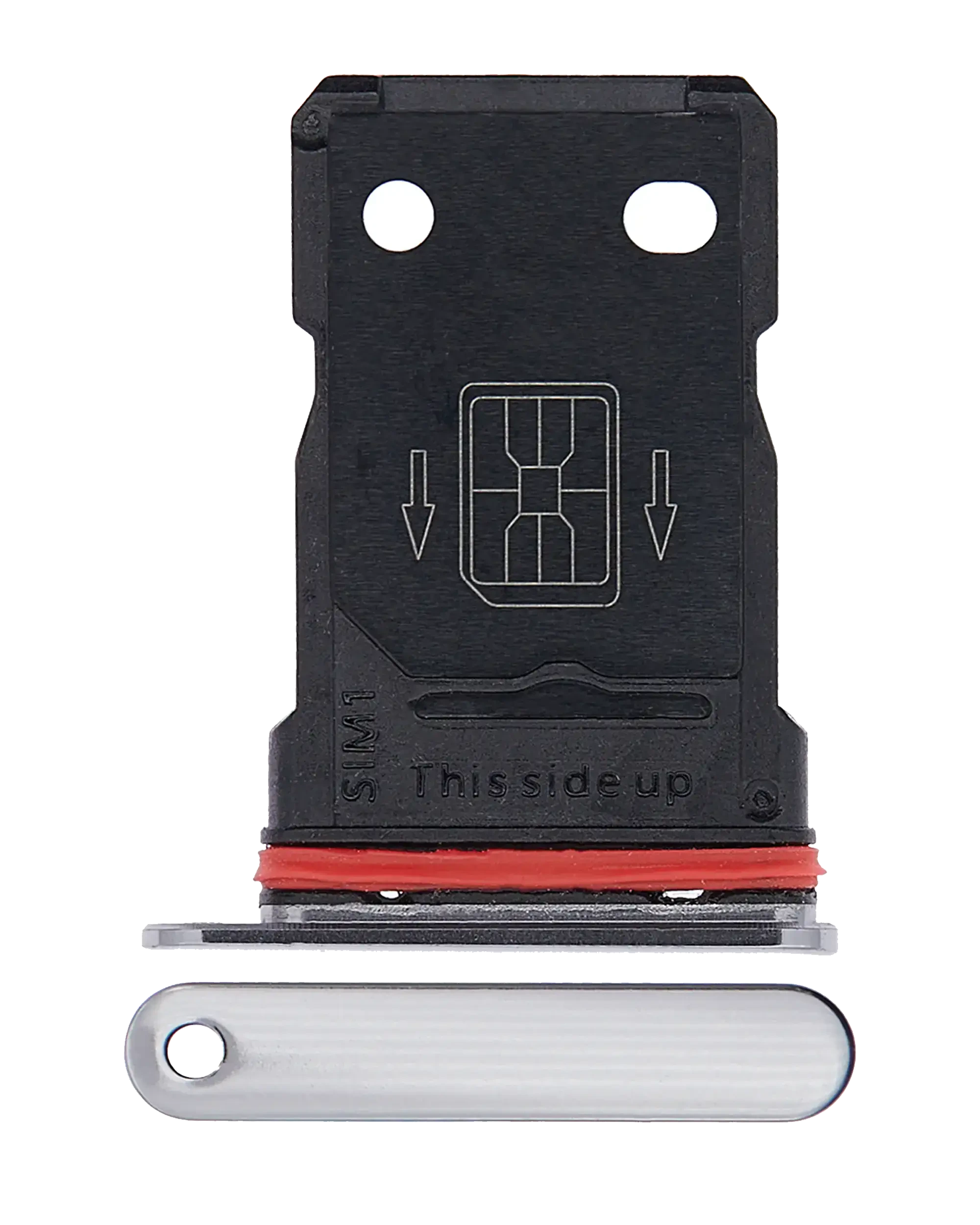 Carrellino SIM singola per OnePlus 7T (Frosted Argento)