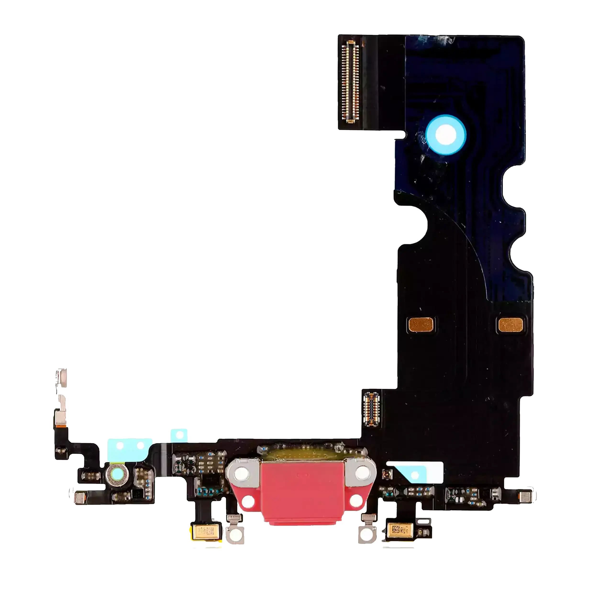 Flat connettore di ricarica per iPhone 8 (Premium) (Rosso)