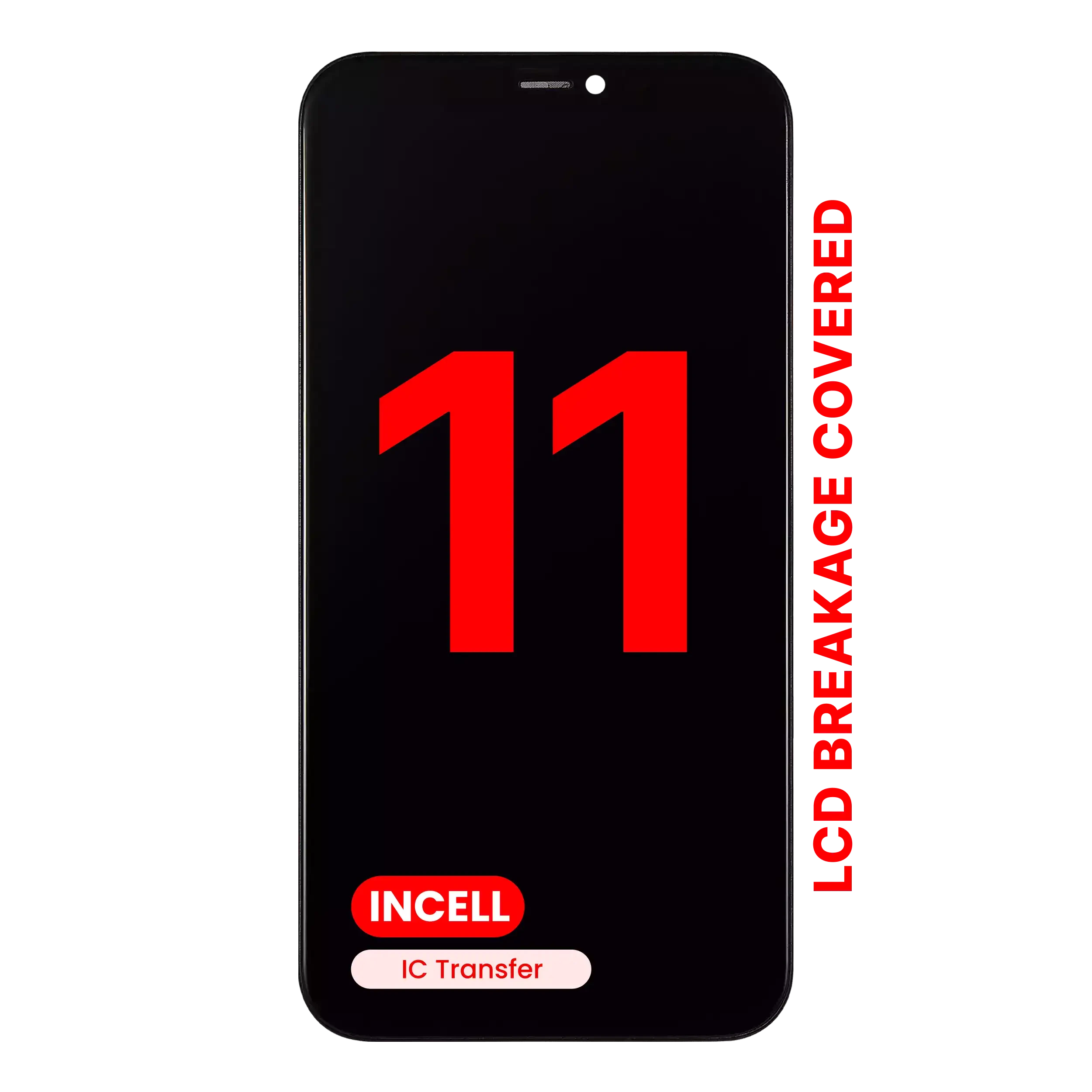 Display LCD completo con Steel Plate Pre-Installed per iPhone 11
