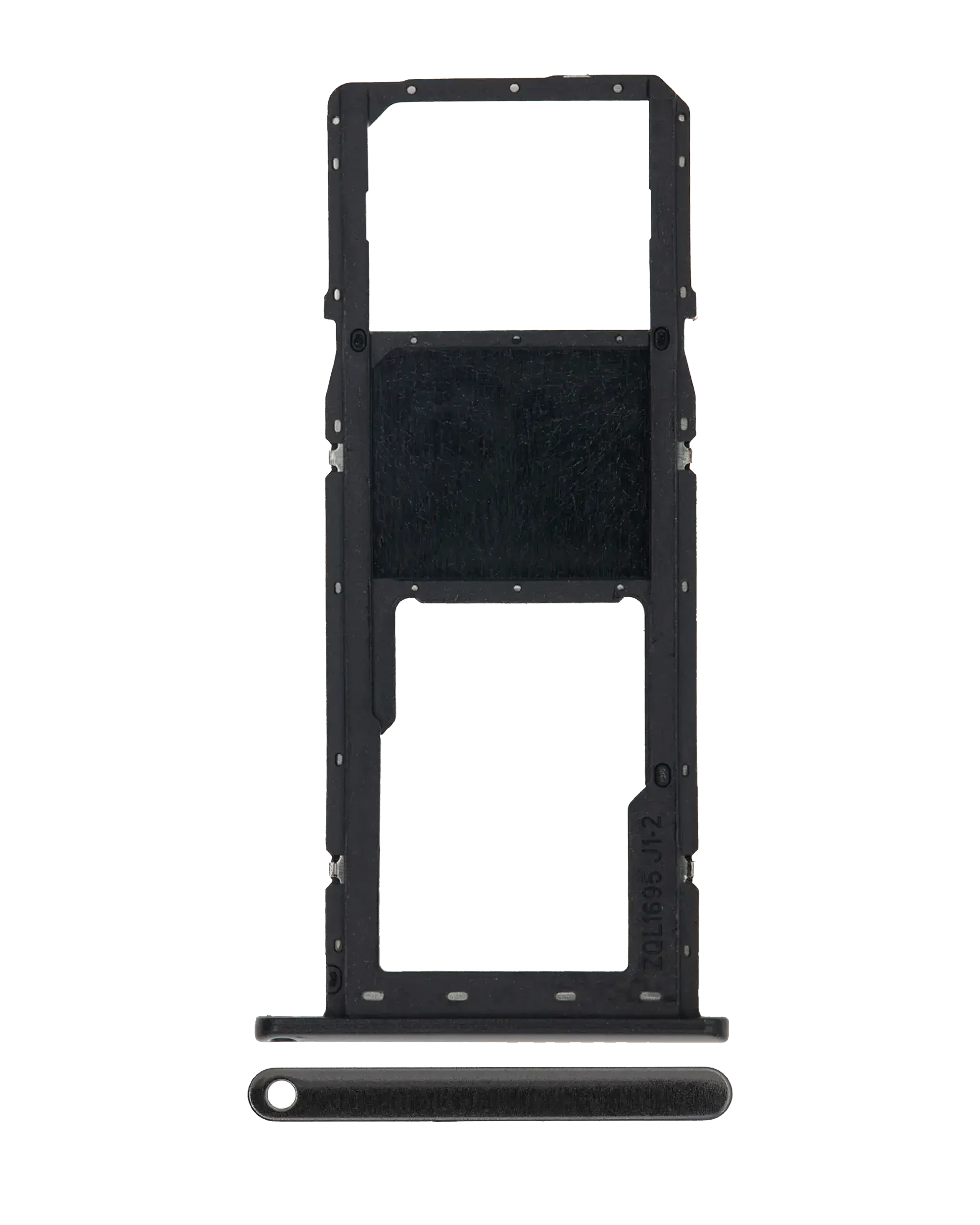 Carrellino SIM singola per Samsung Galaxy A01 (A015 / 2020) (Nero)