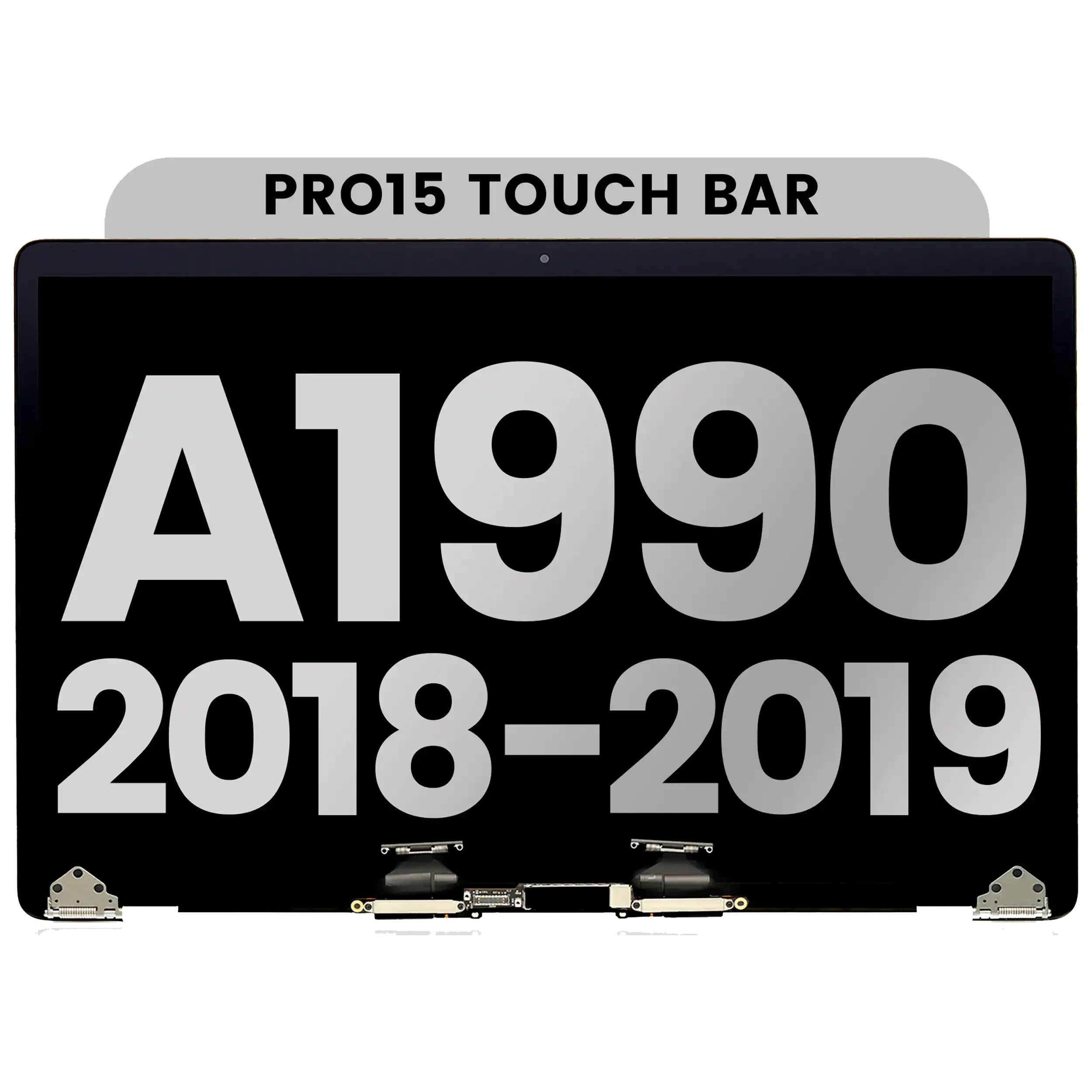 Display LCD completo per MacBook Pro 15" A1990 (2018-2019) (Used Service Pack Pull: grado A) (Argento)