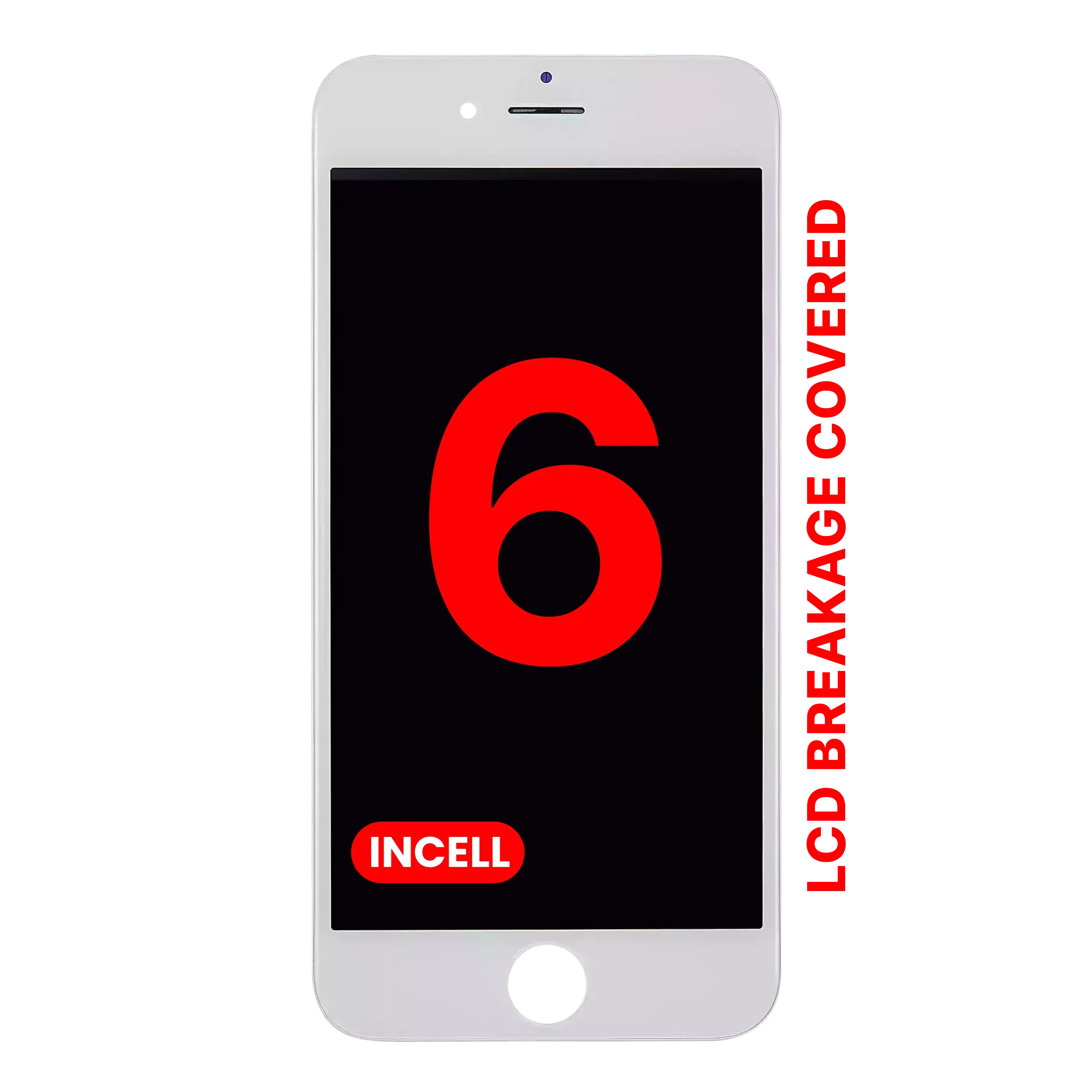 Display LCD completo per iPhone 6 (Bianco)