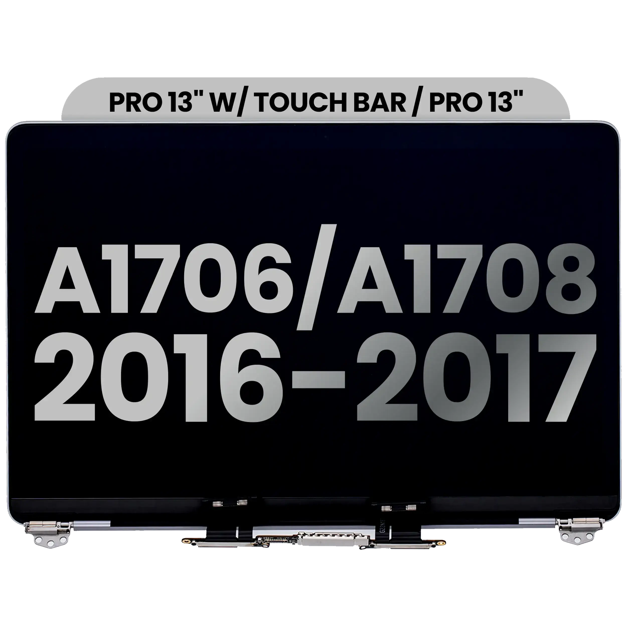 Display LCD completo per MacBook Pro 13" A1706 / A1708 (2016-2017) (Used Service Pack Pull: Grade B) (Grigio siderale)