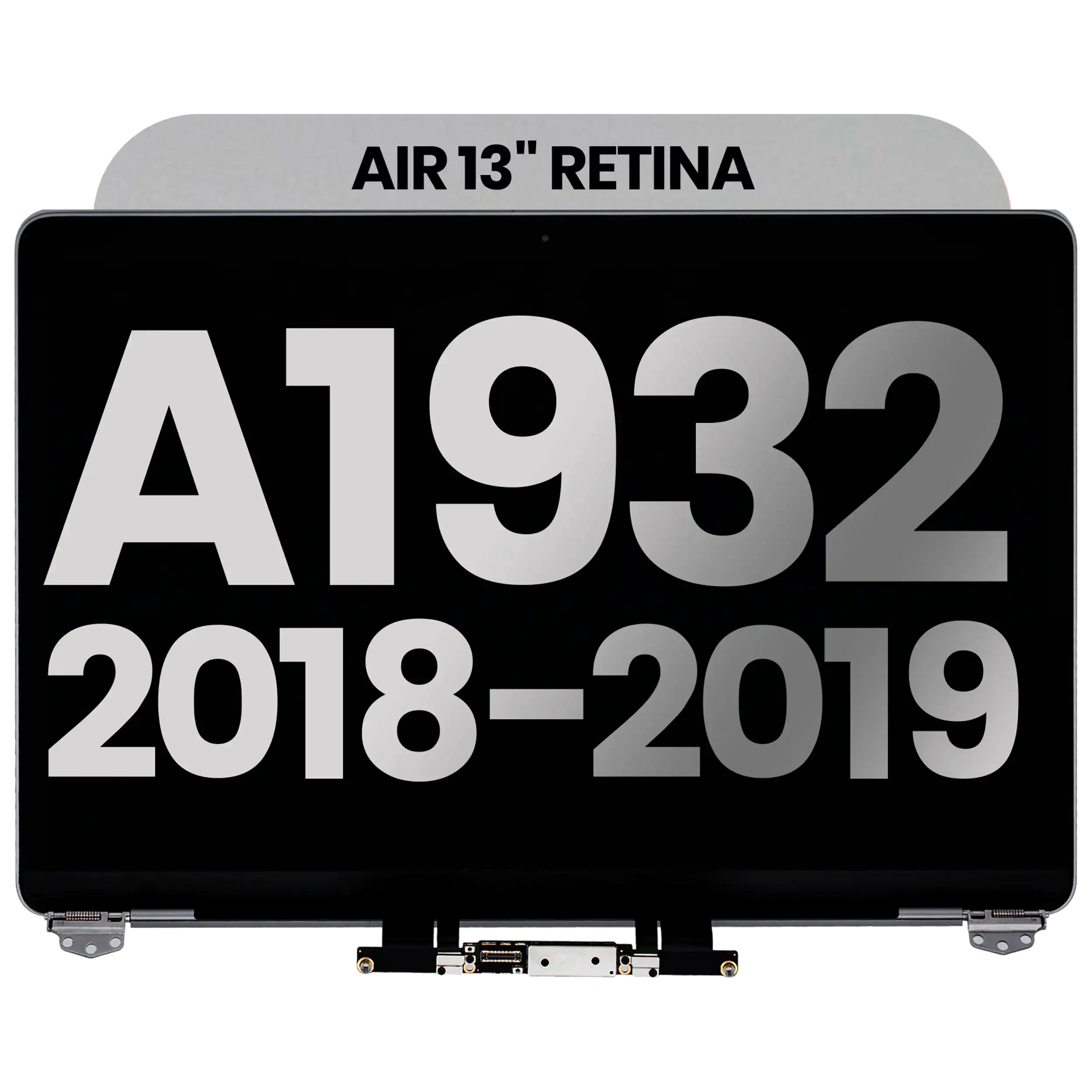 Display LCD completo per MacBook Air 13" A1932 (2018-2019) (Used Service Pack Pull: grado A) (Grigio siderale)