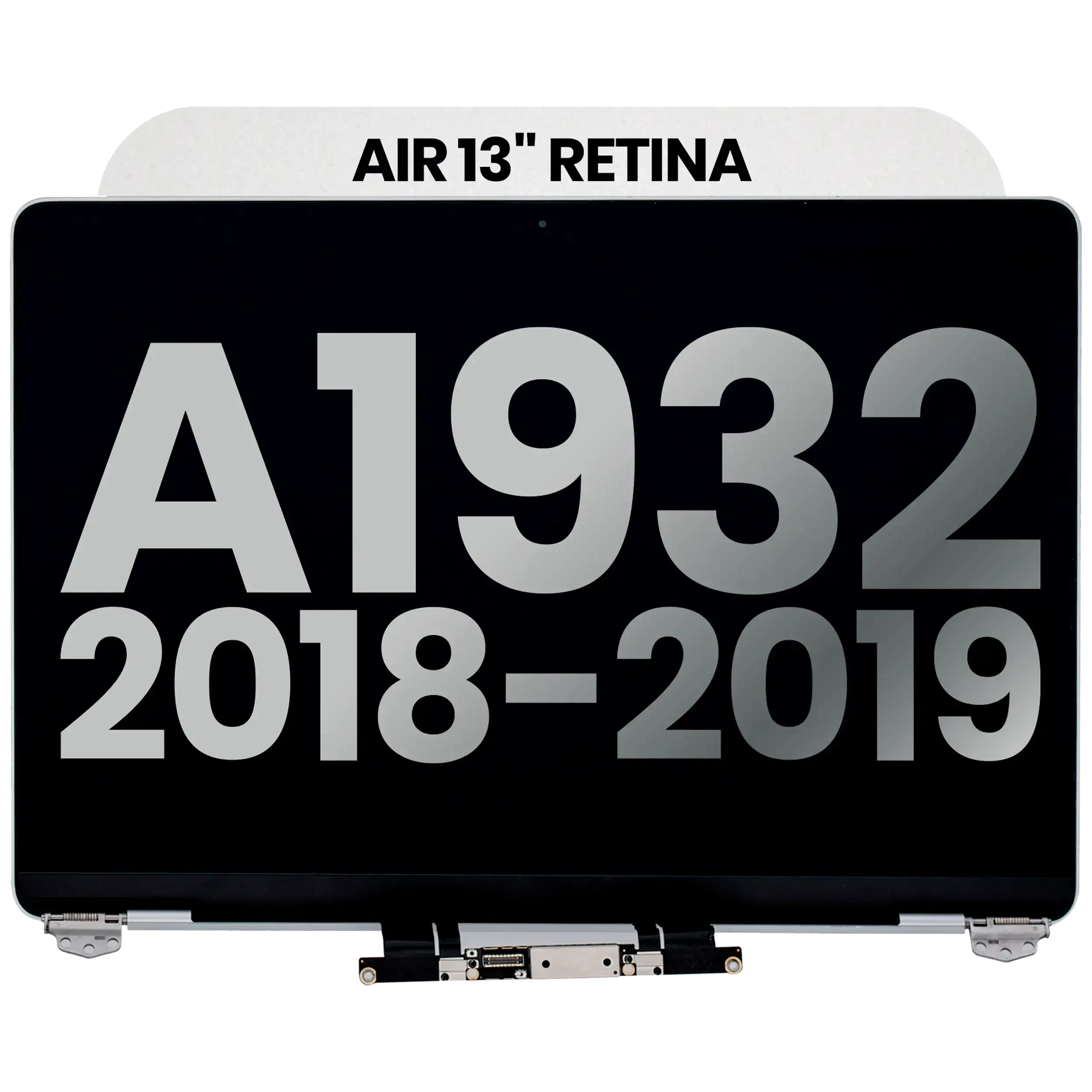 Display LCD completo per MacBook Air 13" A1932 (2018-2019) (Used Service Pack Pull: Grade B) (Argento)