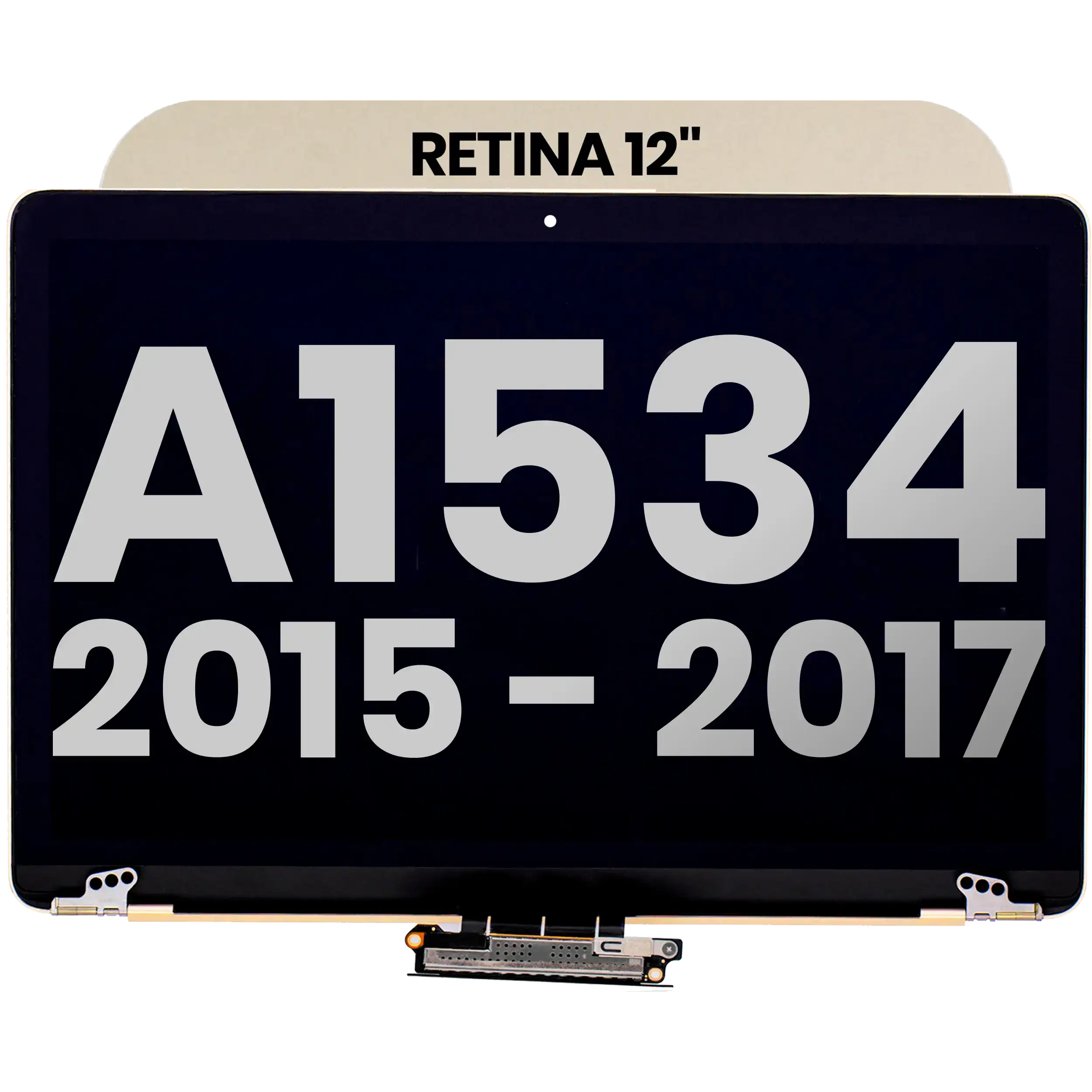 Display LCD completo per MacBook 12" A1534 (2015-2017) (Used Service Pack Pull: Grade B) (Oro)
