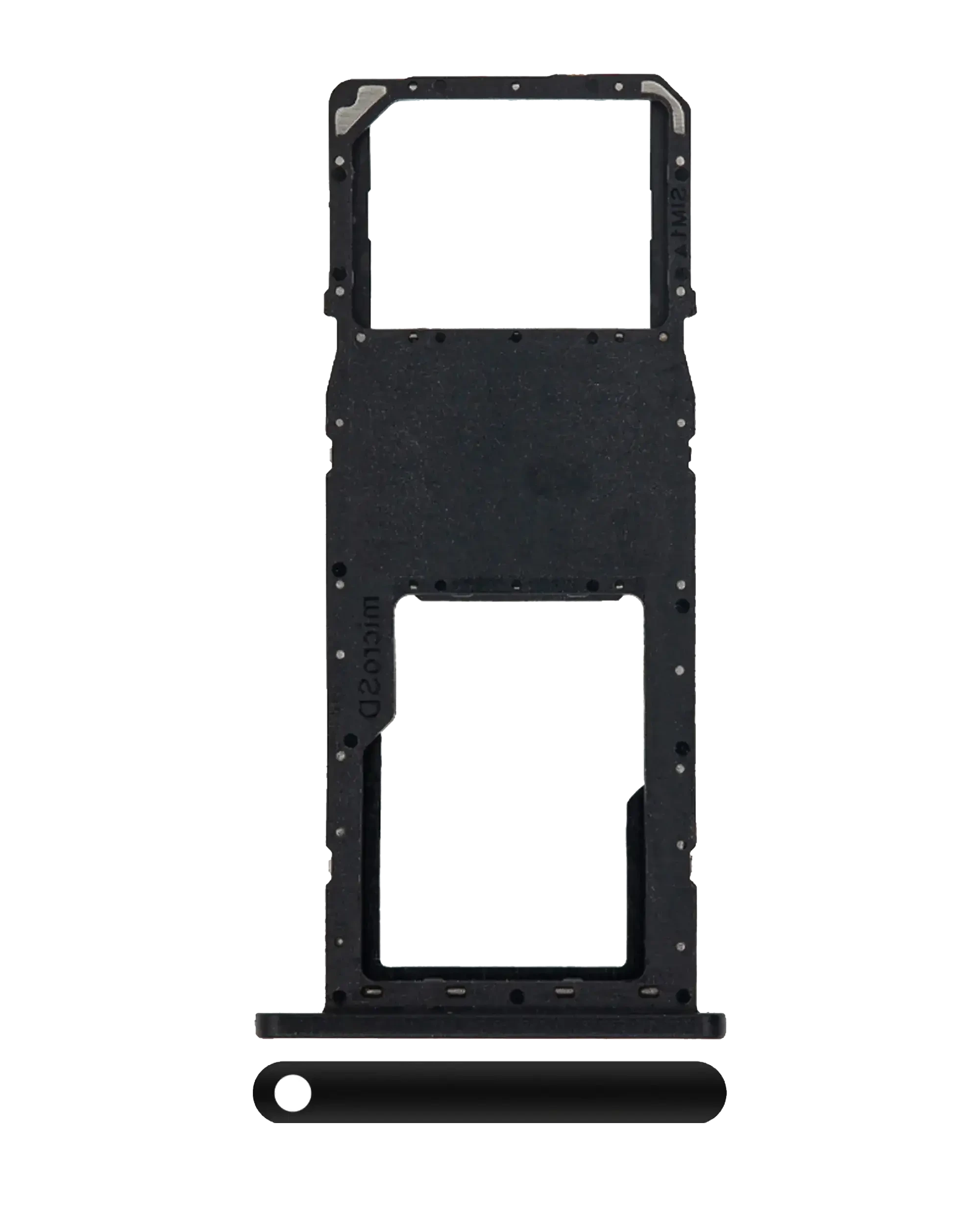 Carrellino SIM singola per Samsung Galaxy A11 (A115 / 2020) (Nero)