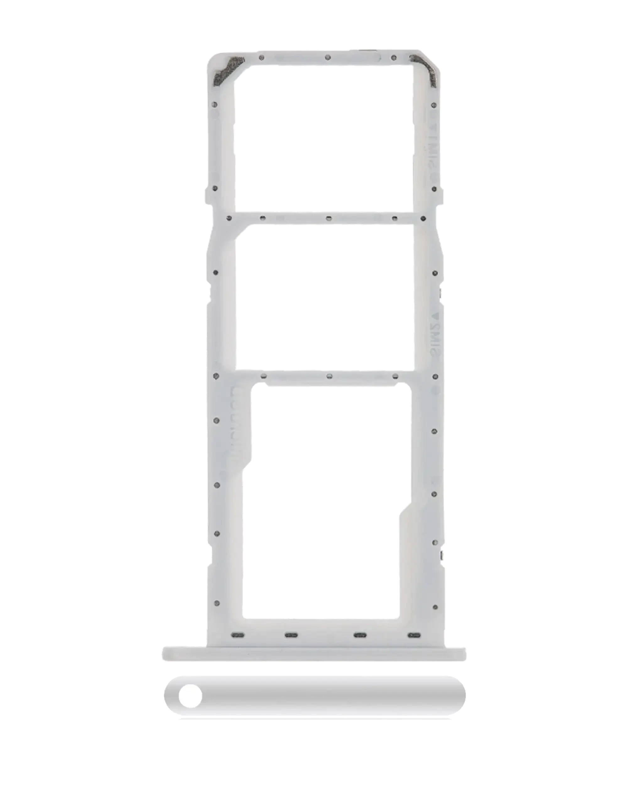 Carrellino doppia SIM per Samsung Galaxy A11 (A115 / 2020) (Bianco)