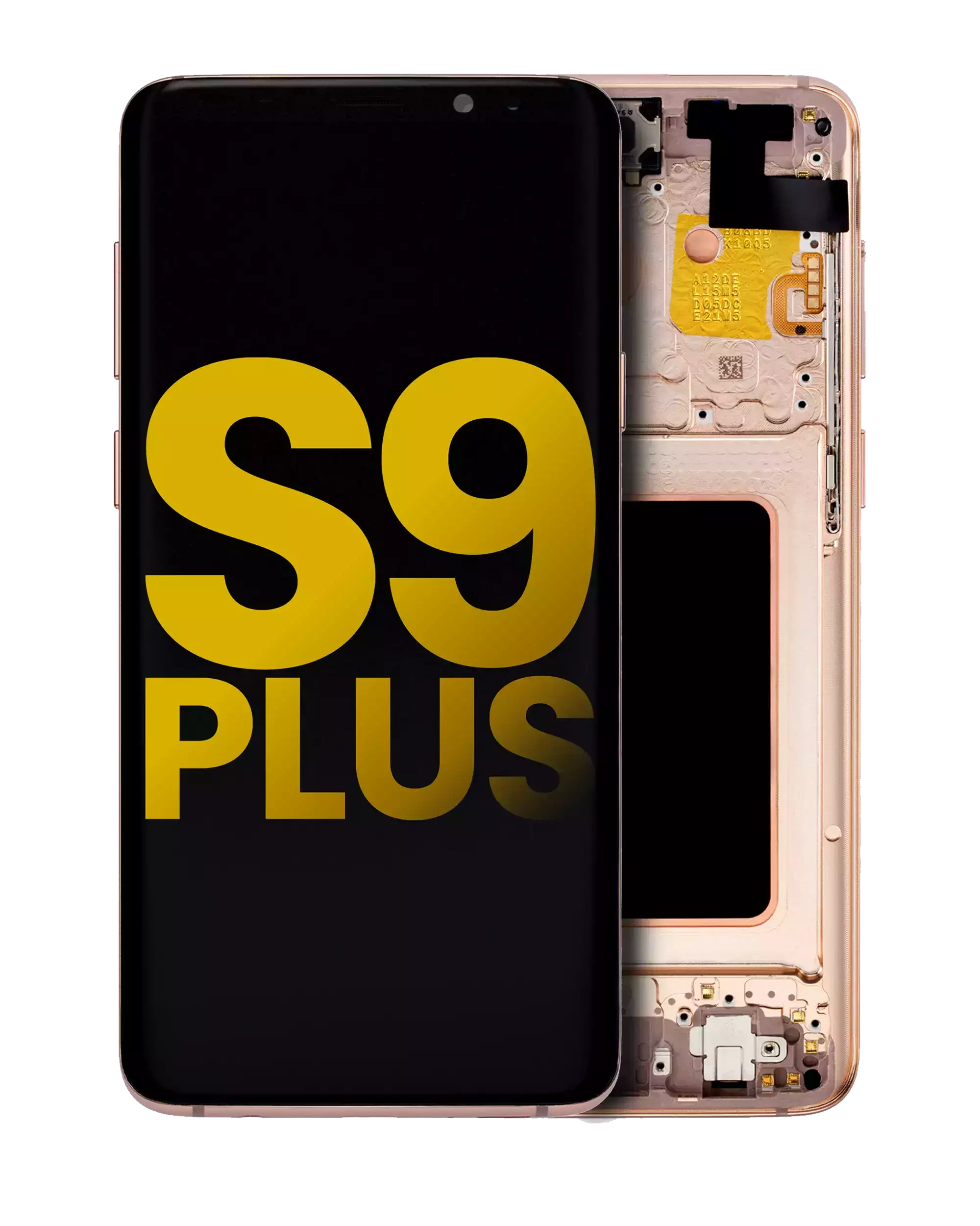 Display OLED completo con Frame per Samsung Galaxy S9 Plus (Refurbished) (Sunrise Oro)