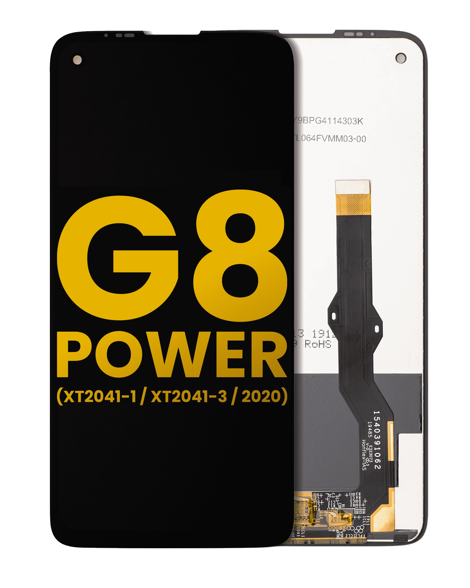 Display LCD completo senza Frame per Motorola Moto G8 Power (XT2041-1 / XT2041-3 / 2020) (Refurbished) (tutti i colori)