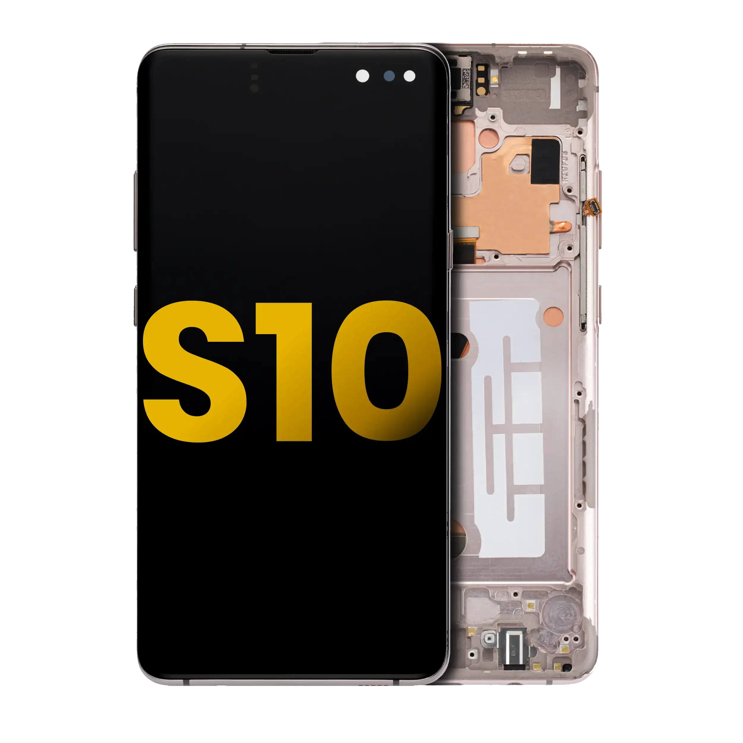 Display OLED completo con Frame per Samsung Galaxy S10 5G (Refurbished) (Royal Oro)