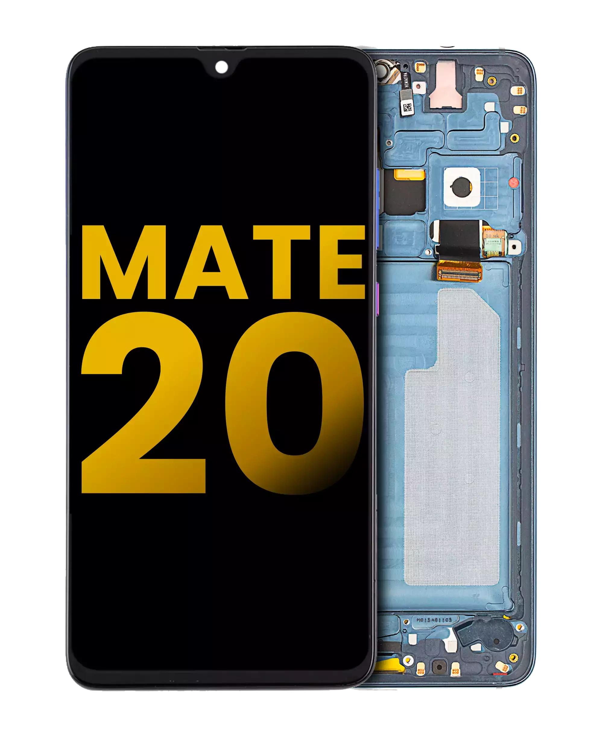 Display LCD completo con Frame per Huawei Mate 20 (Refurbished) (Mezzanotte Blu)