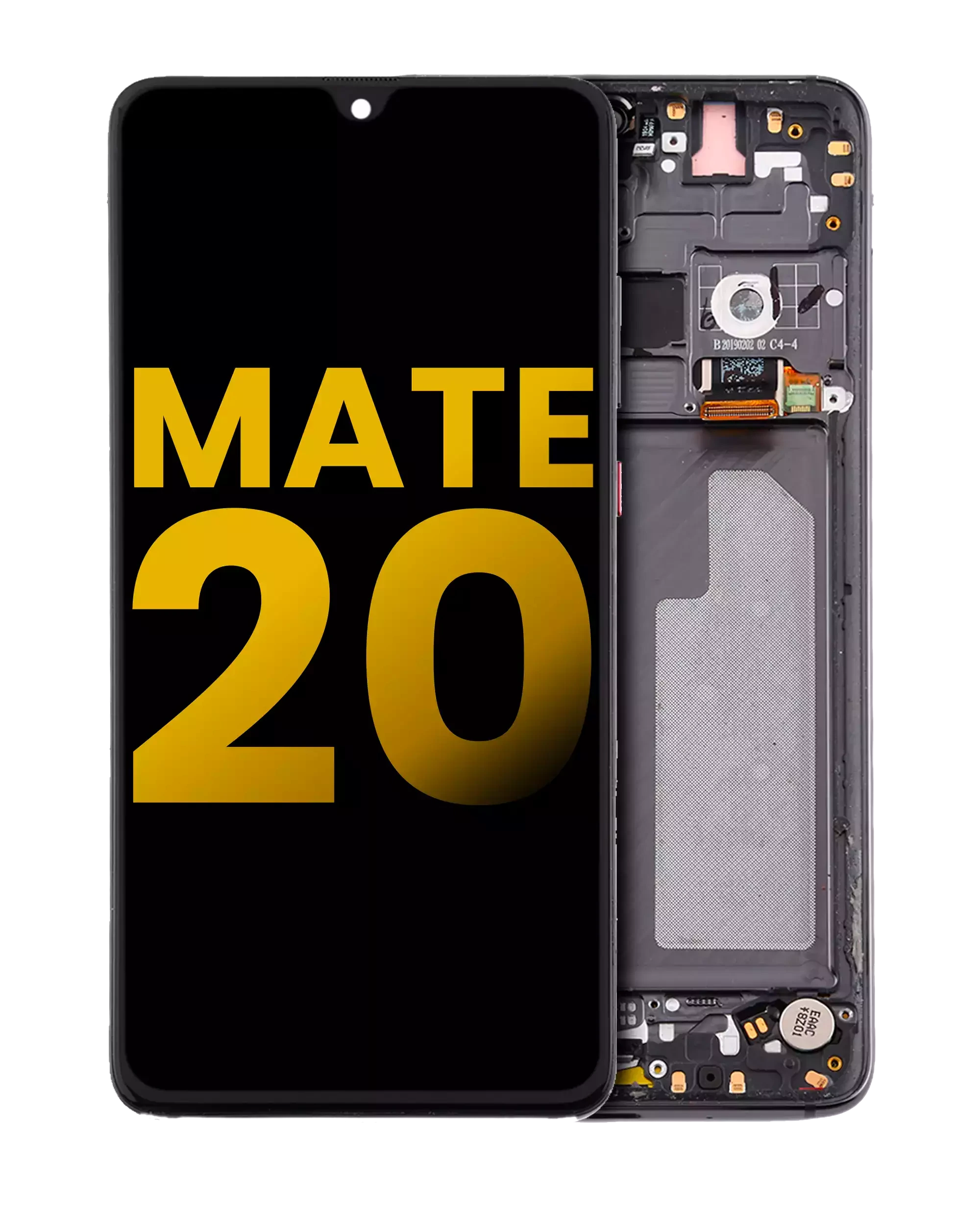 Display LCD completo con Frame per Huawei Mate 20 (Refurbished) (Twilight Nero)