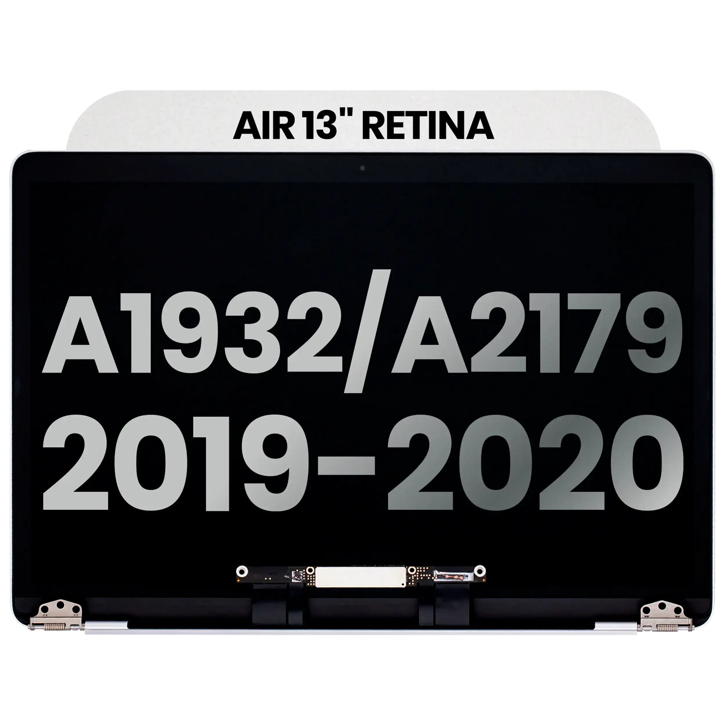 Display LCD completo per MacBook Air 13" A1932 (2019) / A2179 (2020) (Used Service Pack Pull: grado A) (Argento)