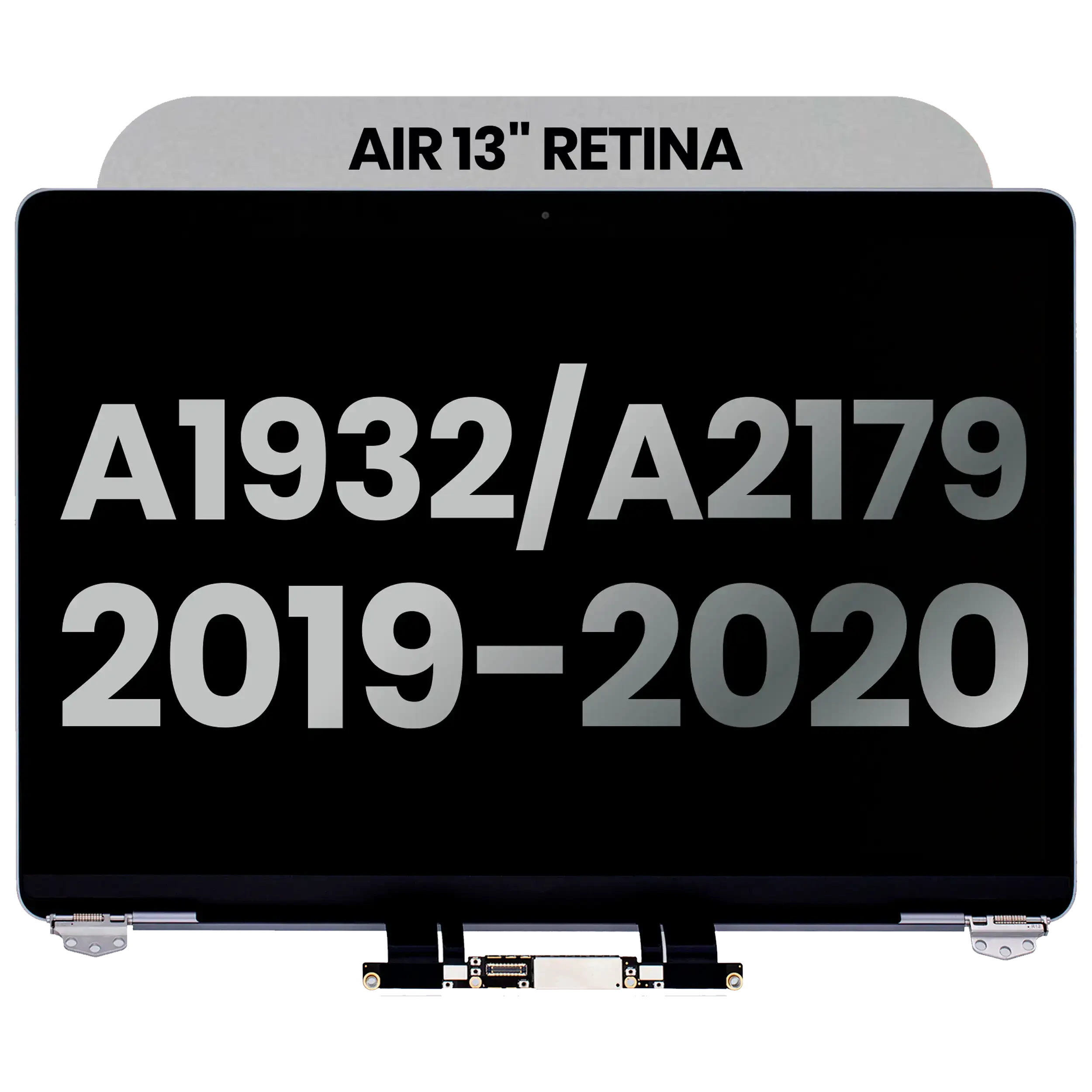 Display LCD completo per MacBook Air 13" A1932 (2019) / A2179 (2020) (Used Service Pack Pull: Grade B) (Grigio siderale)