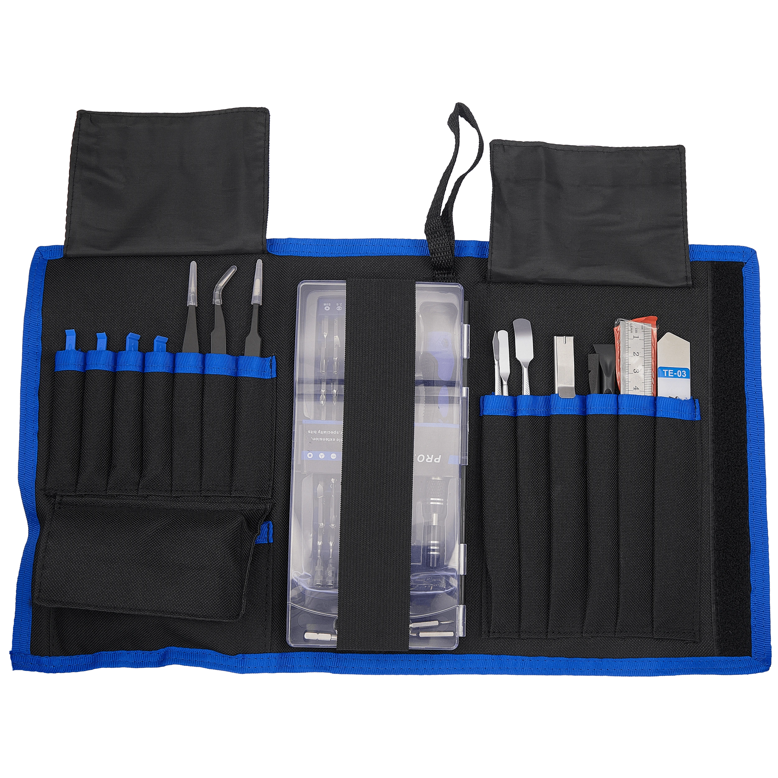 80-in-1 riparazioni elettroniche Tool Kit con Carrying Pouch
