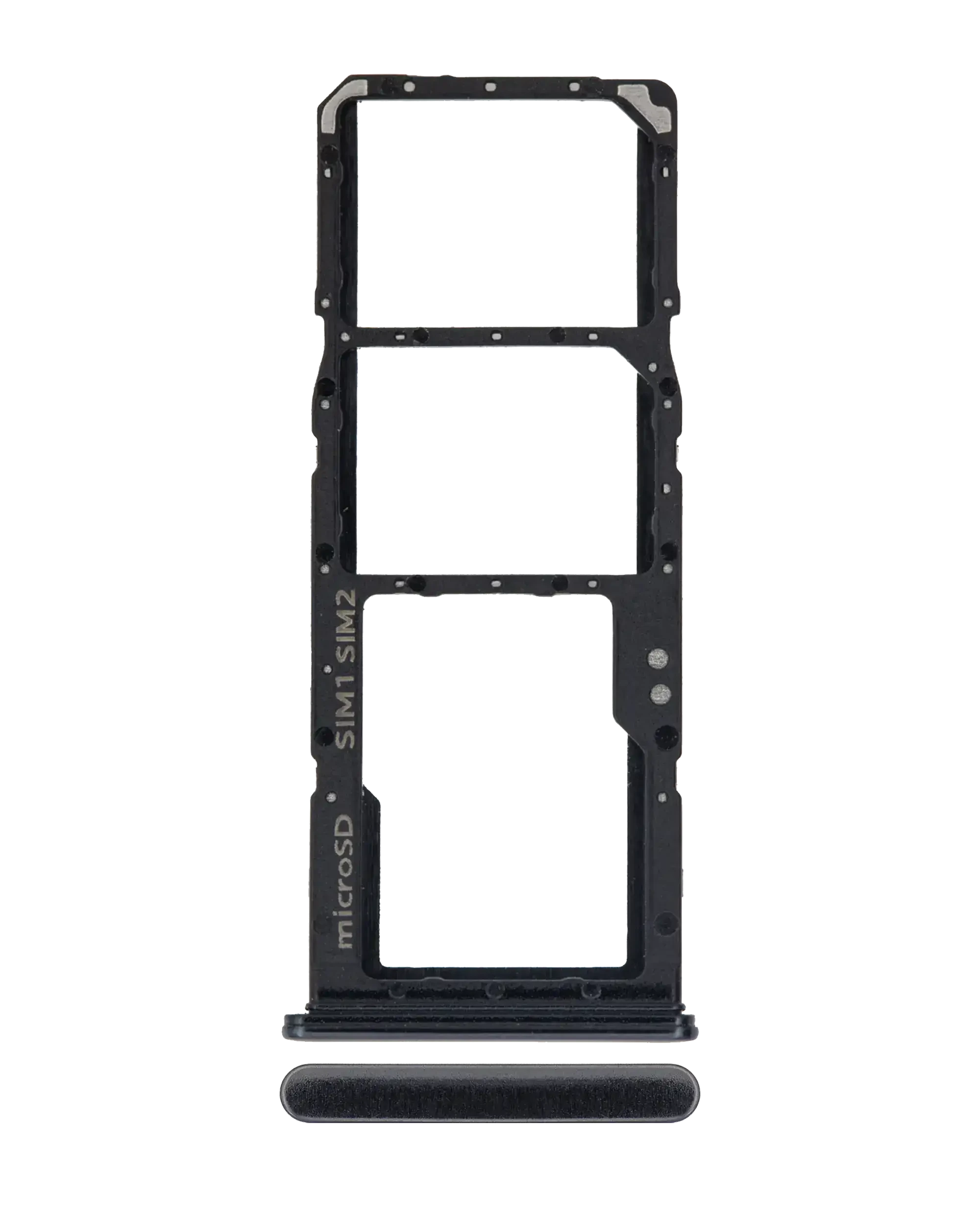 Carrellino doppia SIM per Samsung Galaxy A70 (A705 / 2019) (Nero)
