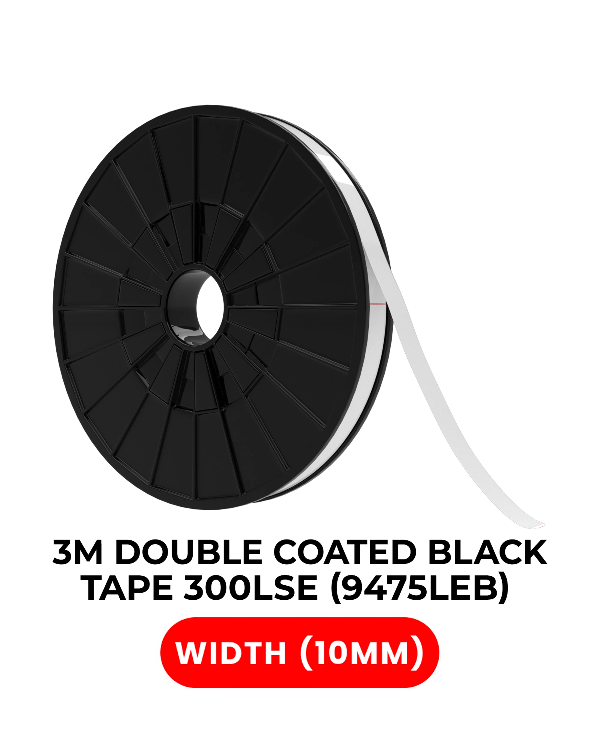 Double-Sided High Strength Polyester Adesivo 300LSE (10MM x 25M) (3M Model # 9475LEB)