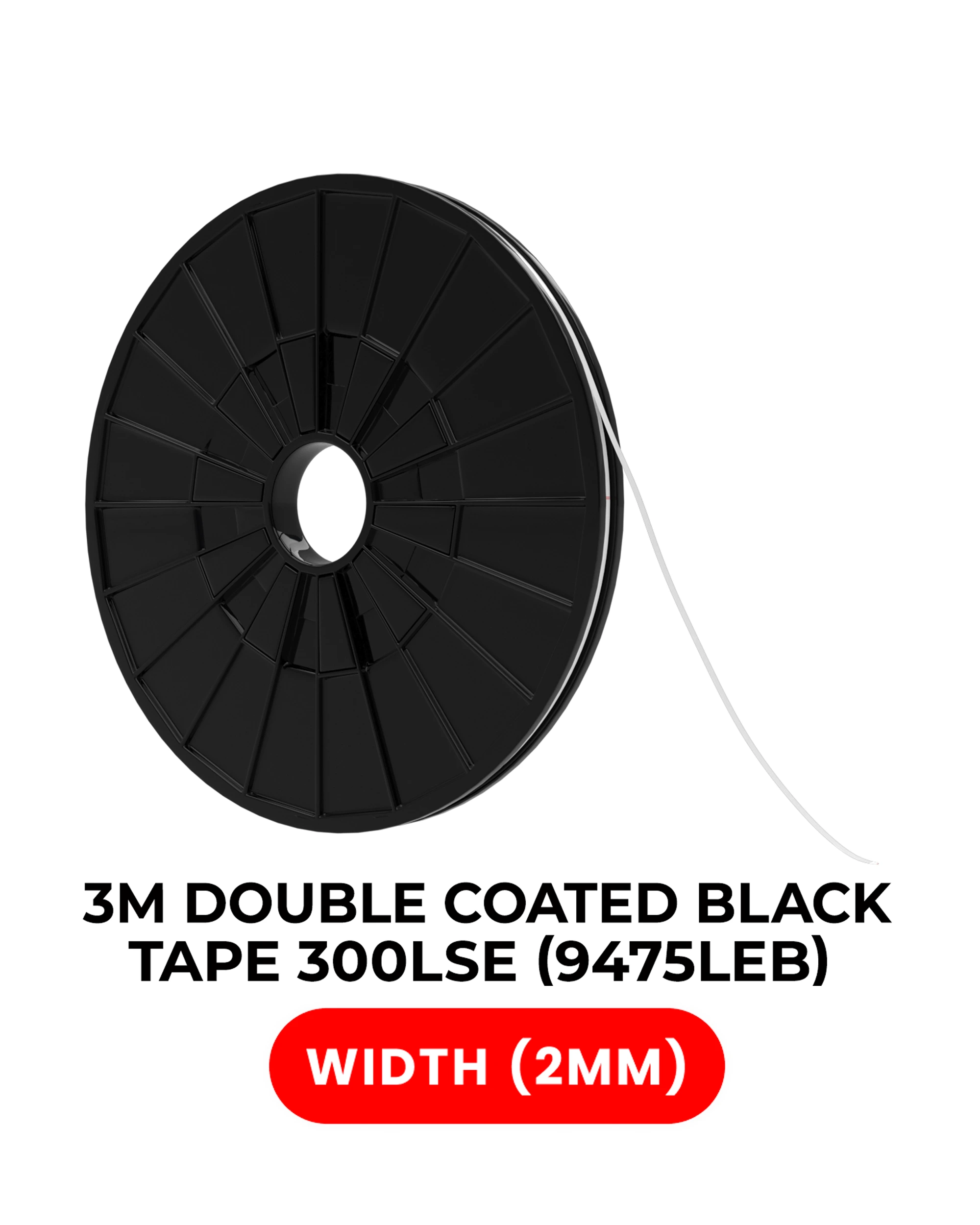 Double-Sided High Strength Polyester Adesivo 300LSE (2MM x 25M) (3M Model # 9475LEB)