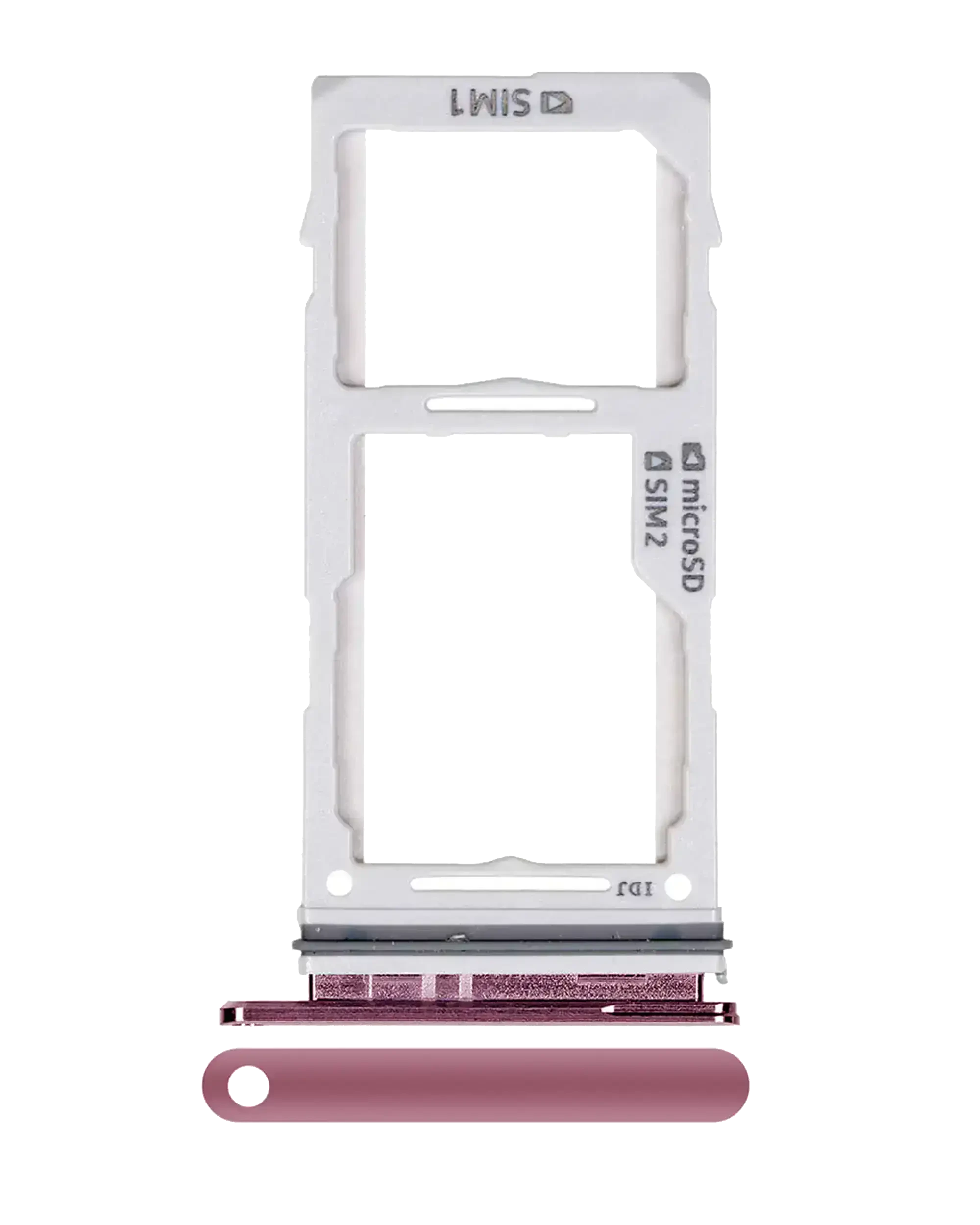 Carrellino doppia SIM per Samsung Galaxy S10 / S10 Plus / S10E (Flamingo Rosa)