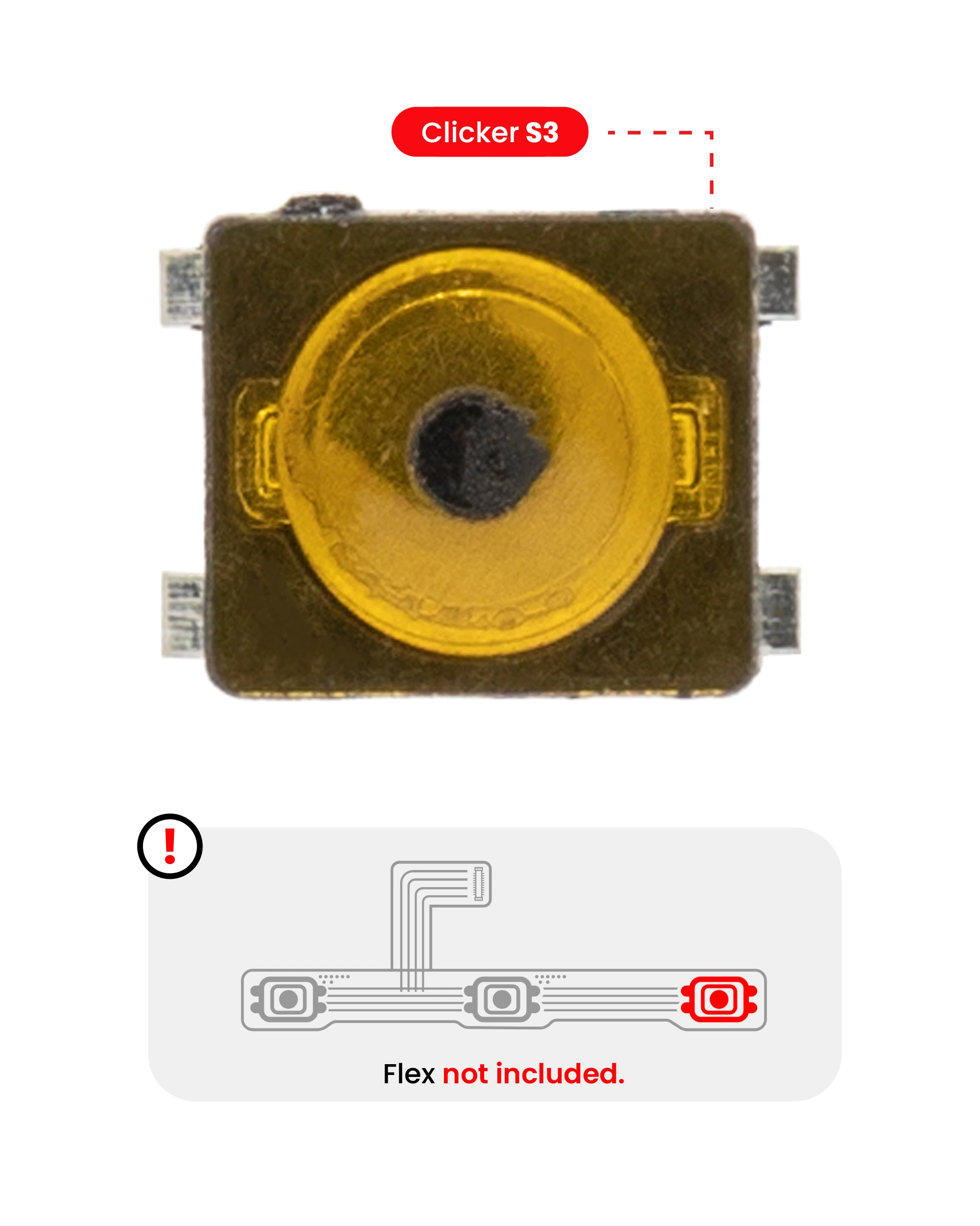 Tasto Home pulsante / Nipple (Behind Tasto Home) per iPad Models (10 pezzi)