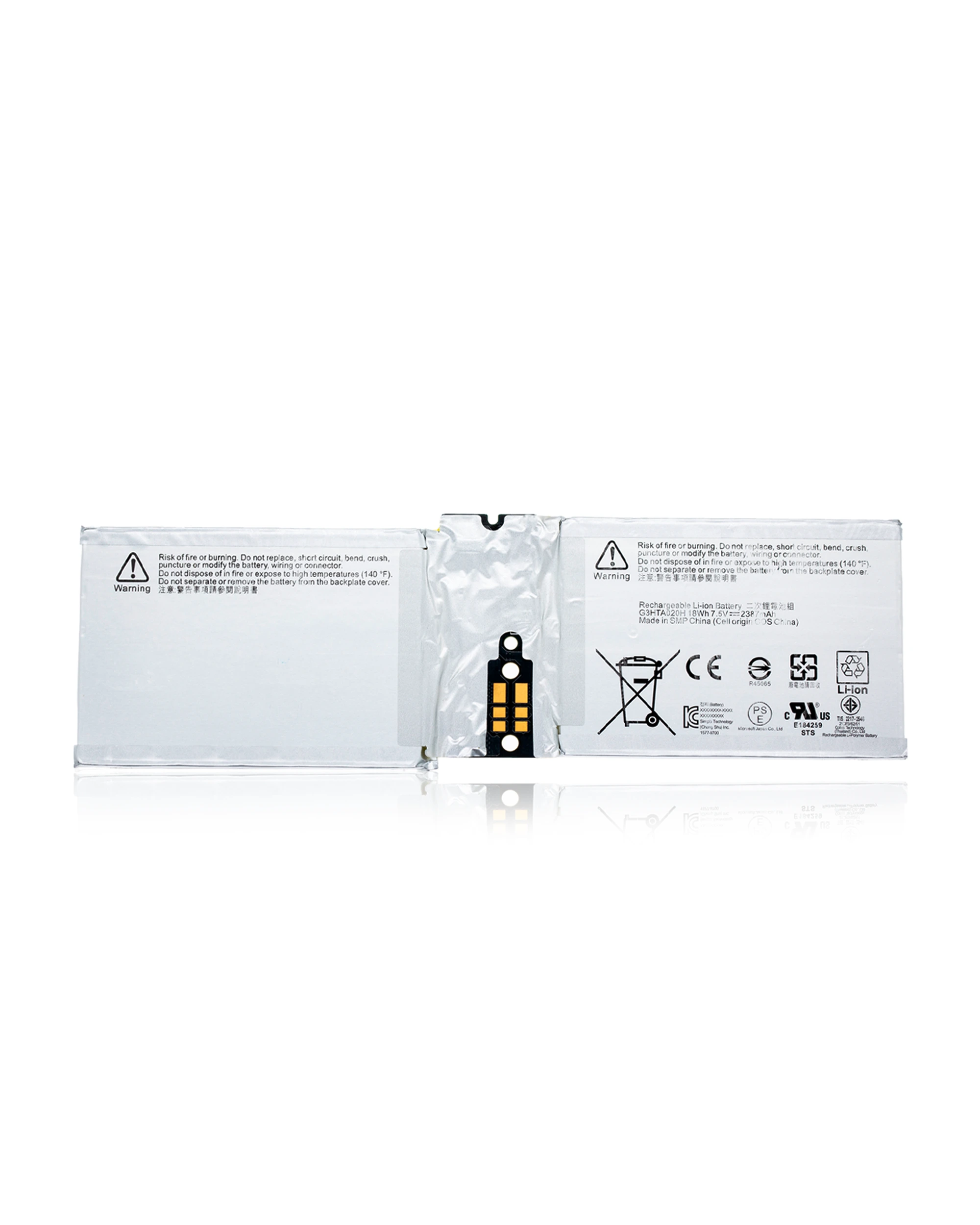 Batteria di ricambio per Microsoft Surface Book 1 13.5" / Book 2 13.5" (G3HTA044H DAK822470K G3HTA020H)