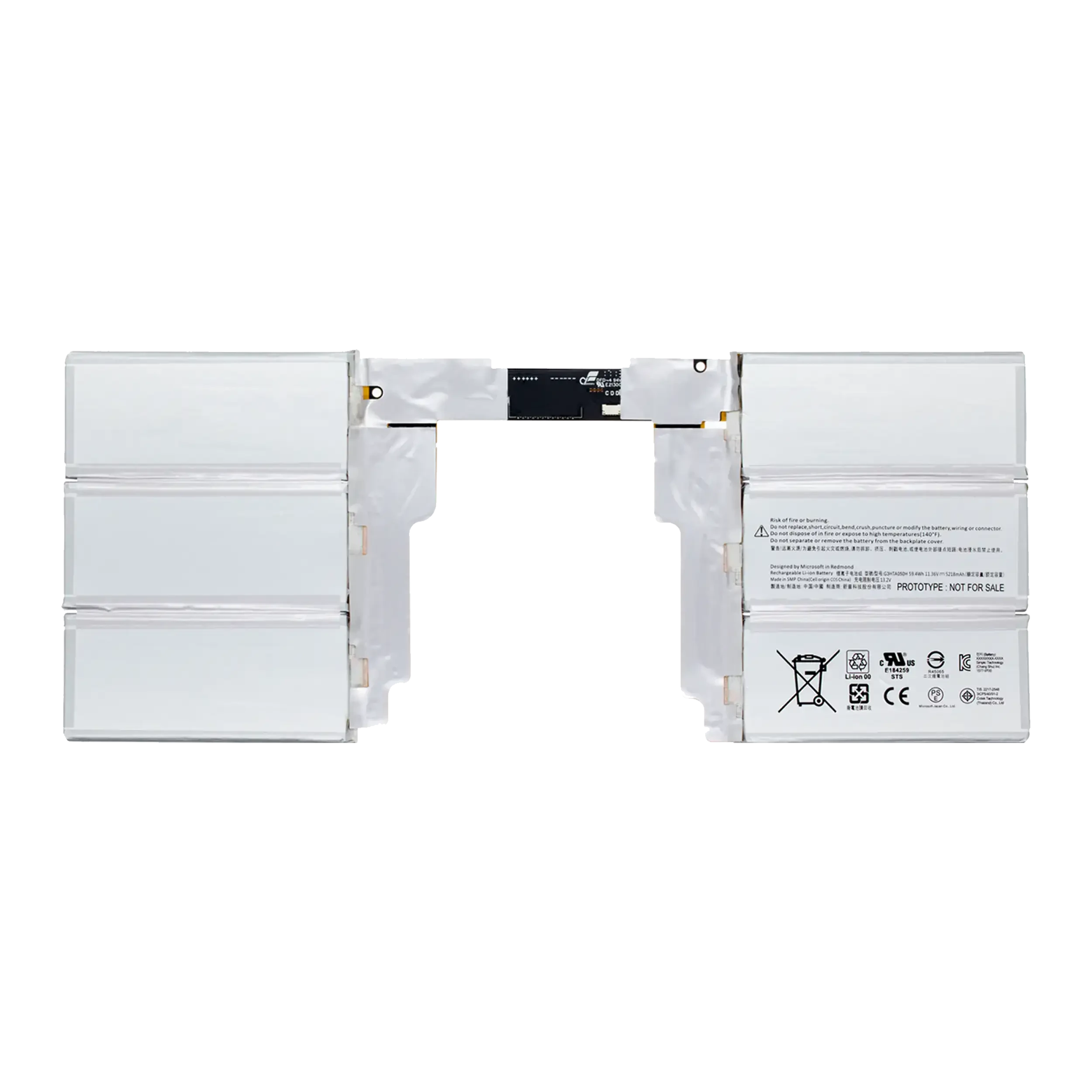 Batteria tastiera di ricambio per Microsoft Surface Book 2 13.5" (G3HTA049H G3HTA050H)