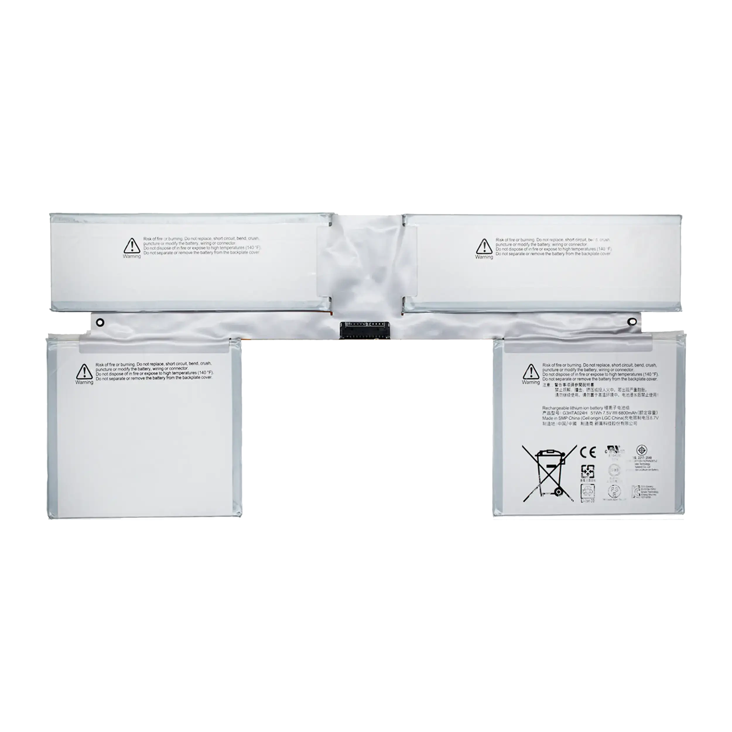 Batteria tastiera di ricambio per Microsoft Surface Book 1 13.5" / Book 2 13.5" (G3HTA024H G3HTA023H G3HTA021H G3HTA048H)