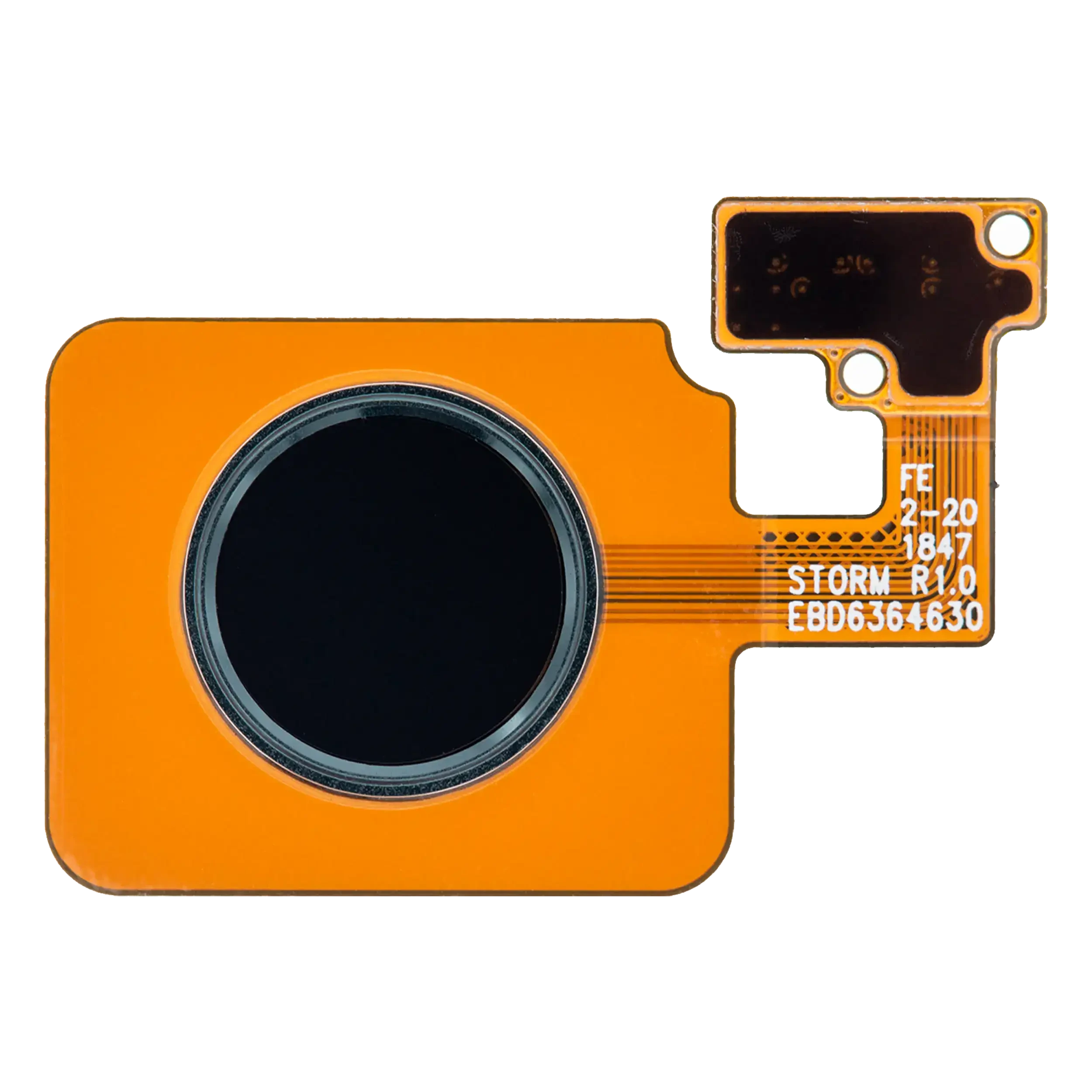 Tasto Home Fingerprint Sensore con flat per LG G8 ThinQ / LG V50 ThinQ (Nero)