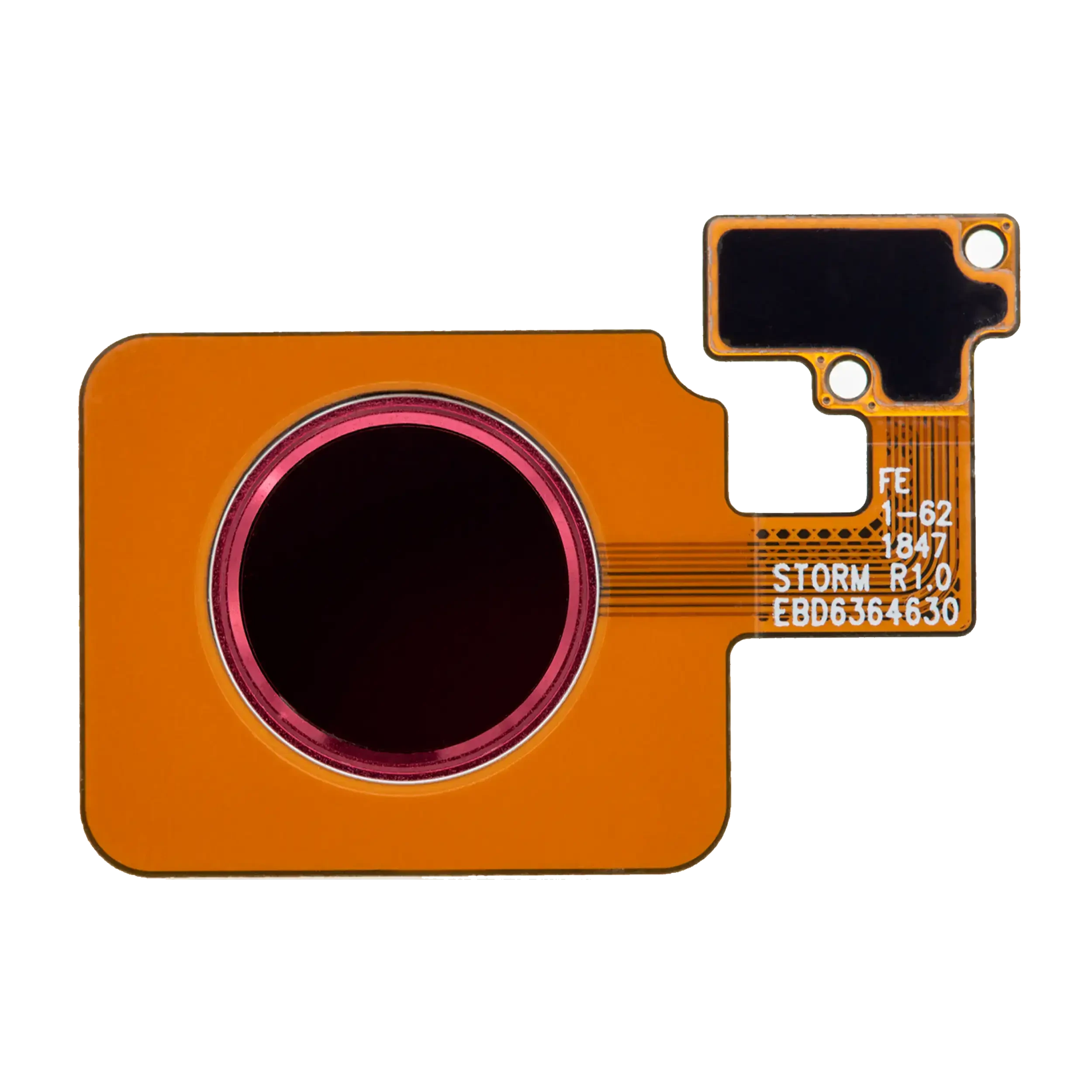 Tasto Home Fingerprint Sensore con flat per LG G8 ThinQ / LG V50 ThinQ (Rosso)
